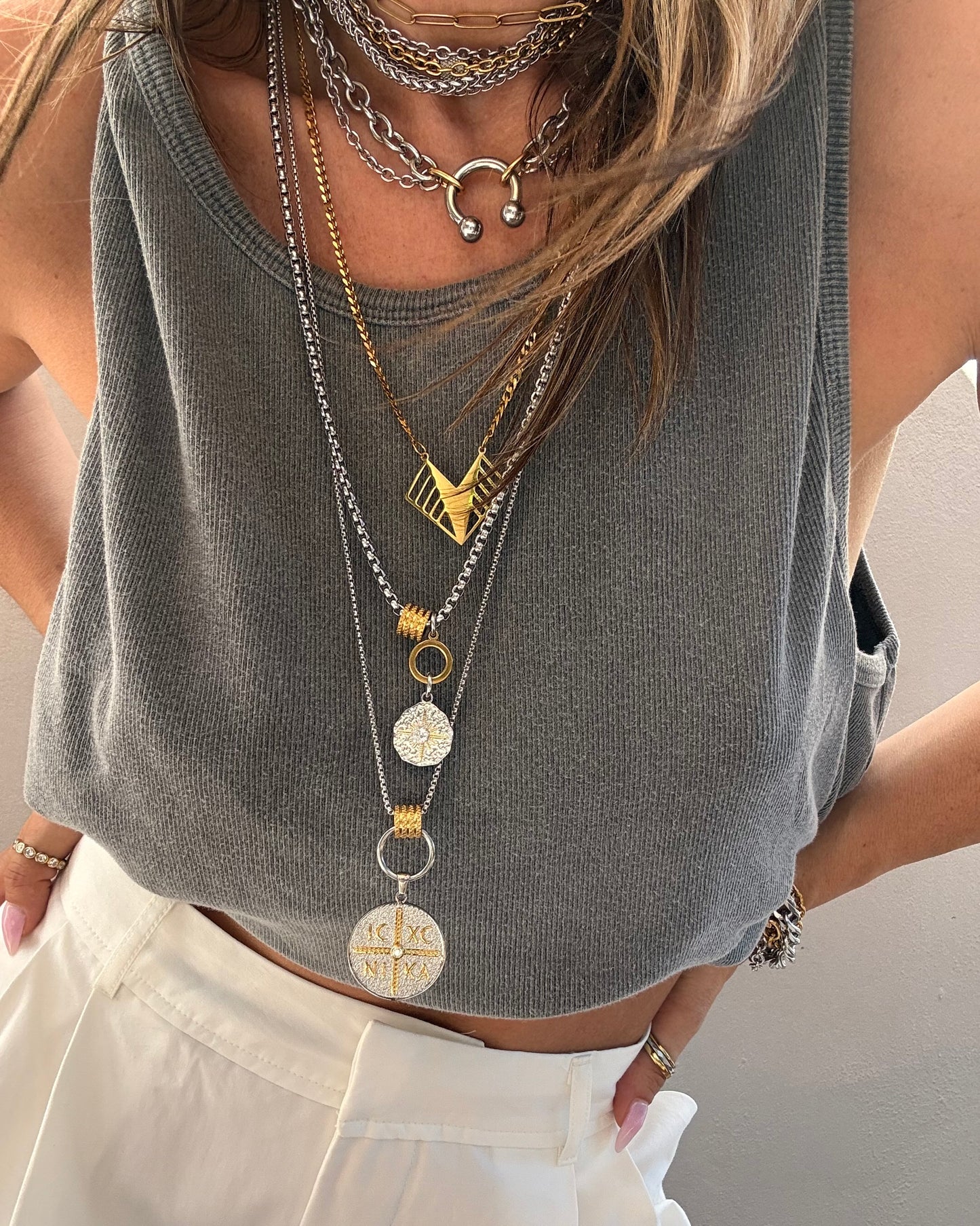 DUAL LINK NECKLACE