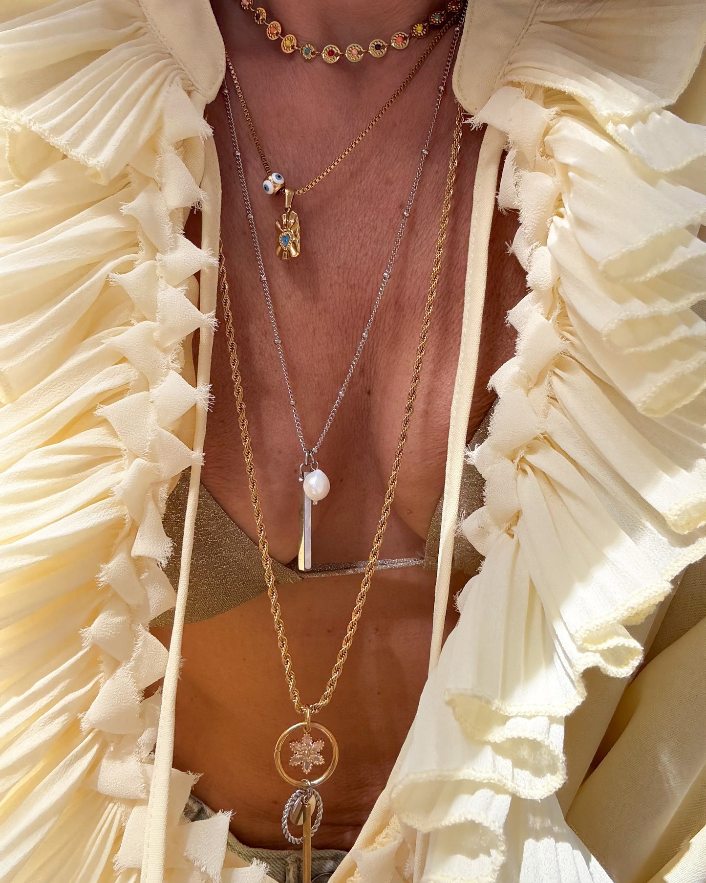 HEART & EYE NECKLACE