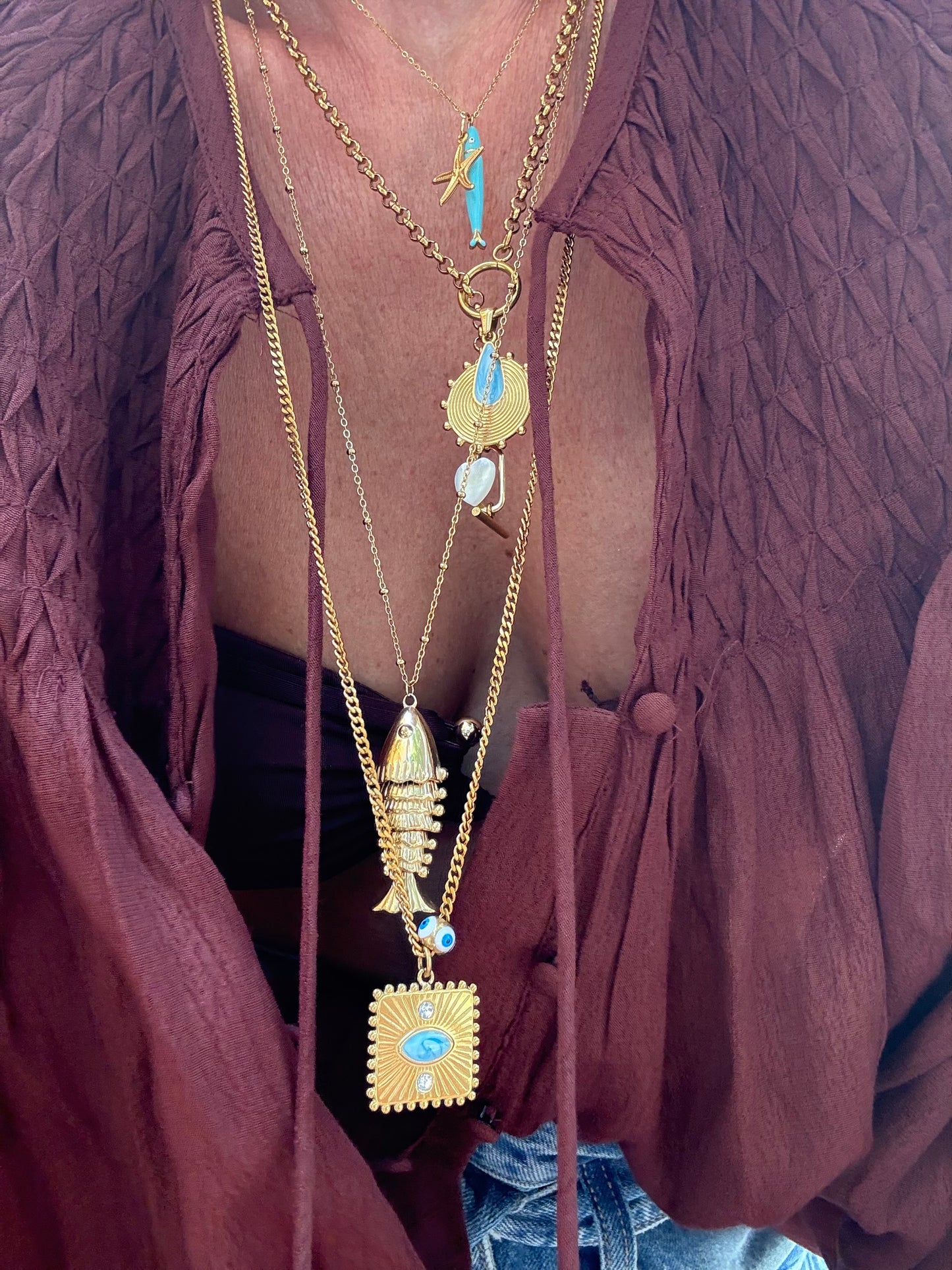 HEART & DROP NECKLACE