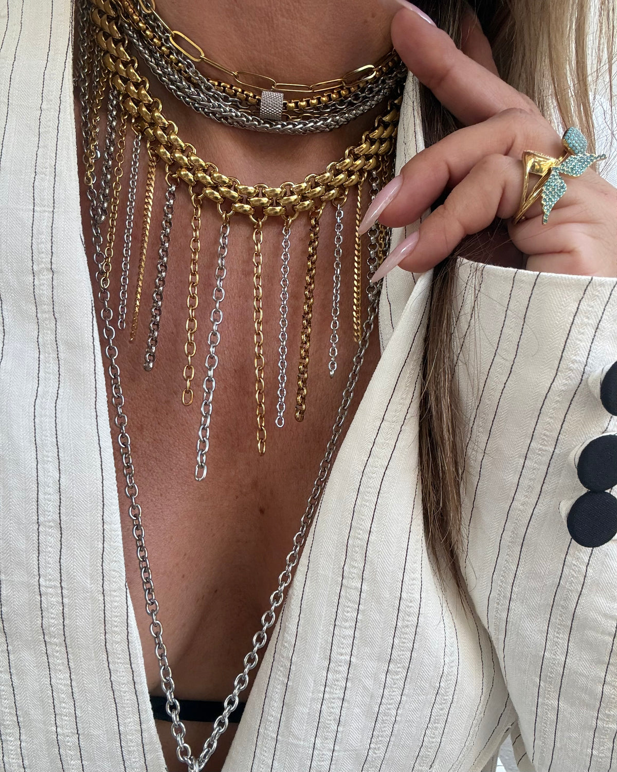 CHAIN DROP NECKLACE