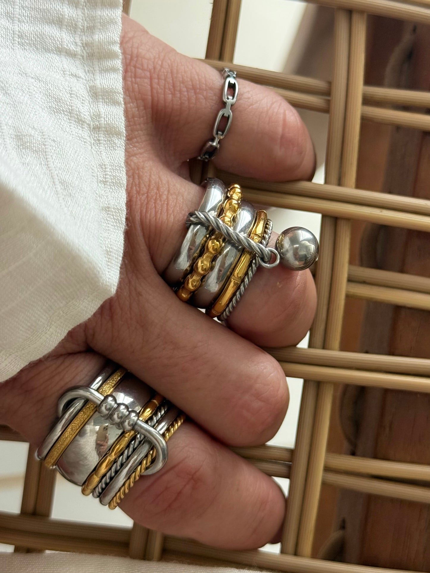 SPHERE BOUND RING (Size 7)