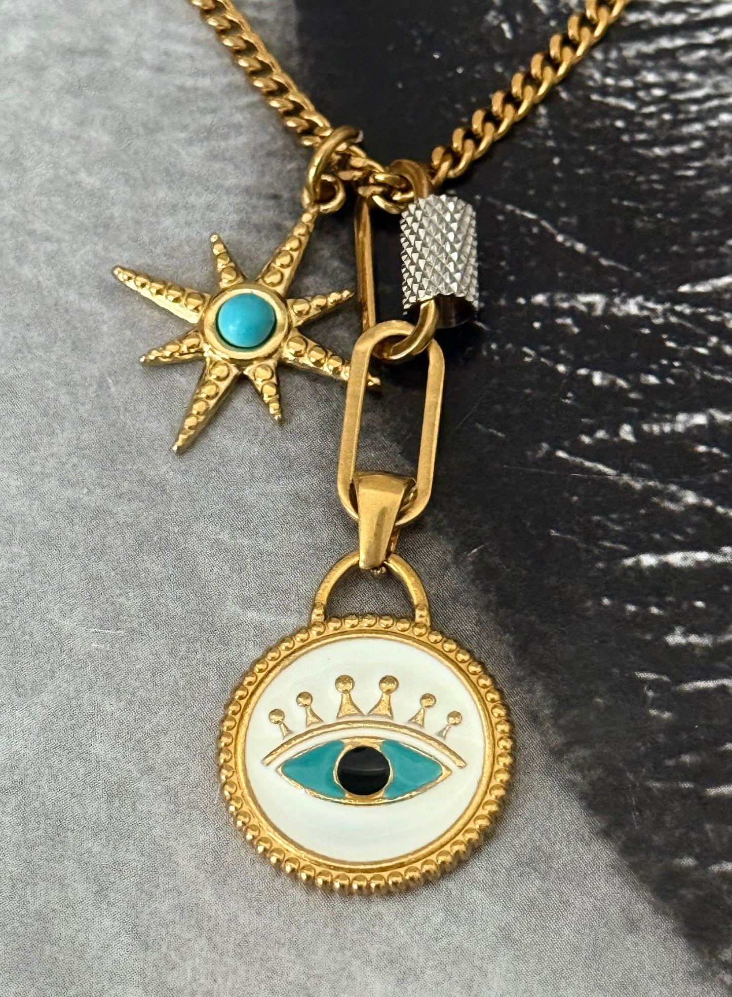 CELESTIAL EYE PENDANT NECKLACE