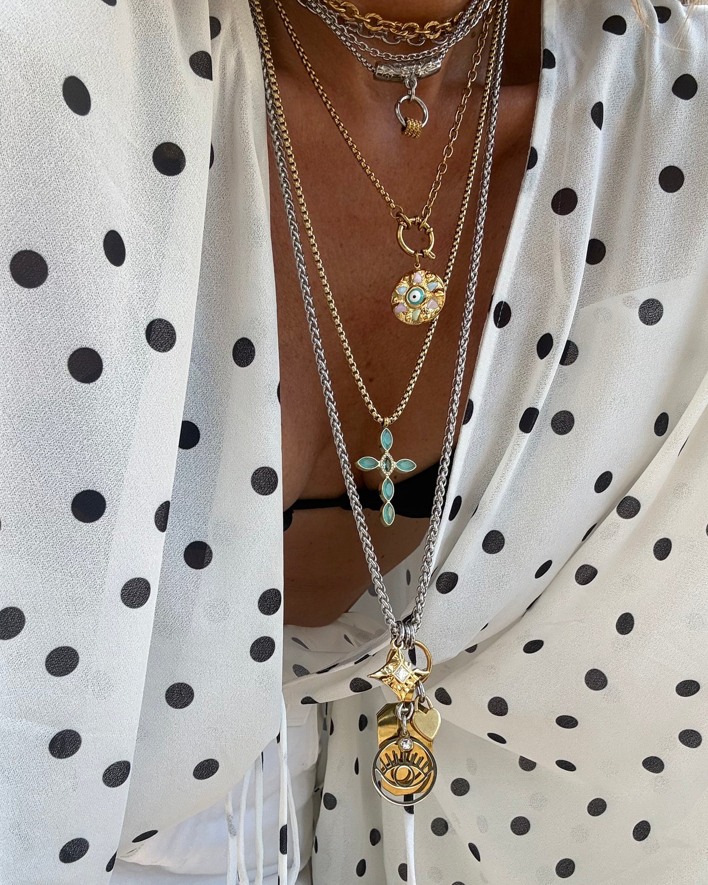 PASTEL EYE NECKLACE