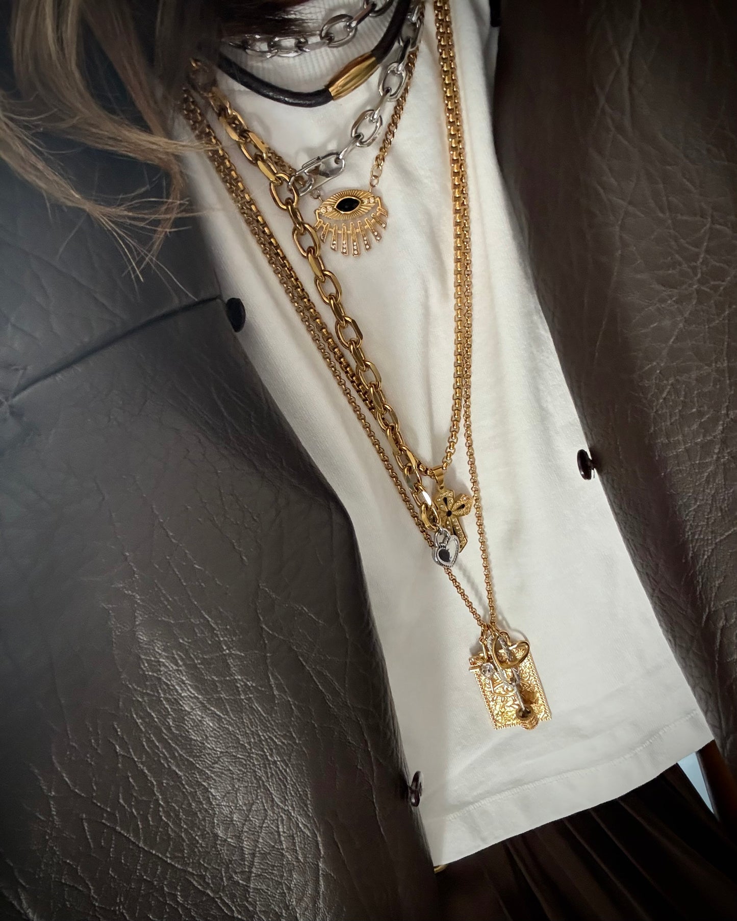GOLDEN SYMBOLS NECKLACE