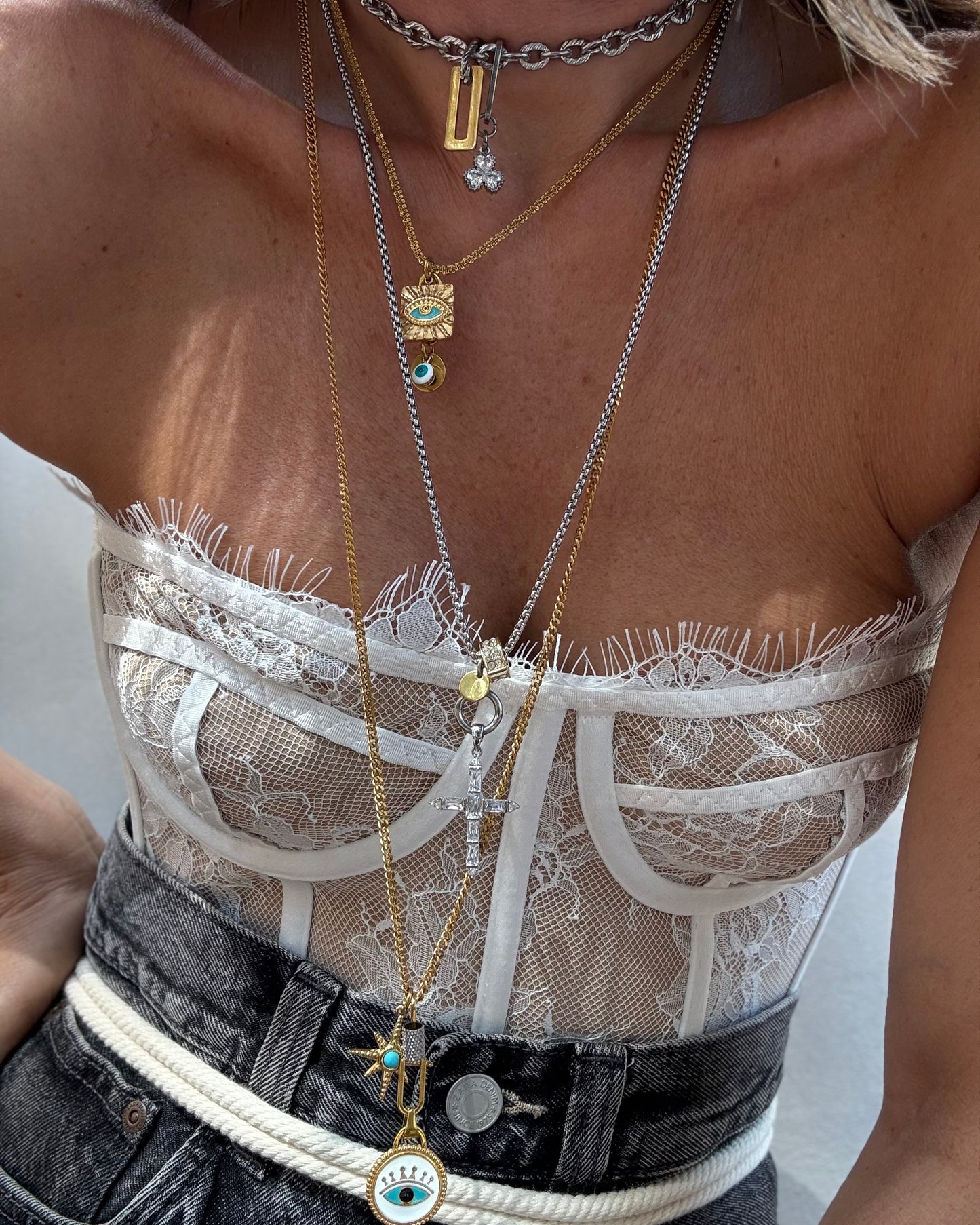 CELESTIAL EYE PENDANT NECKLACE