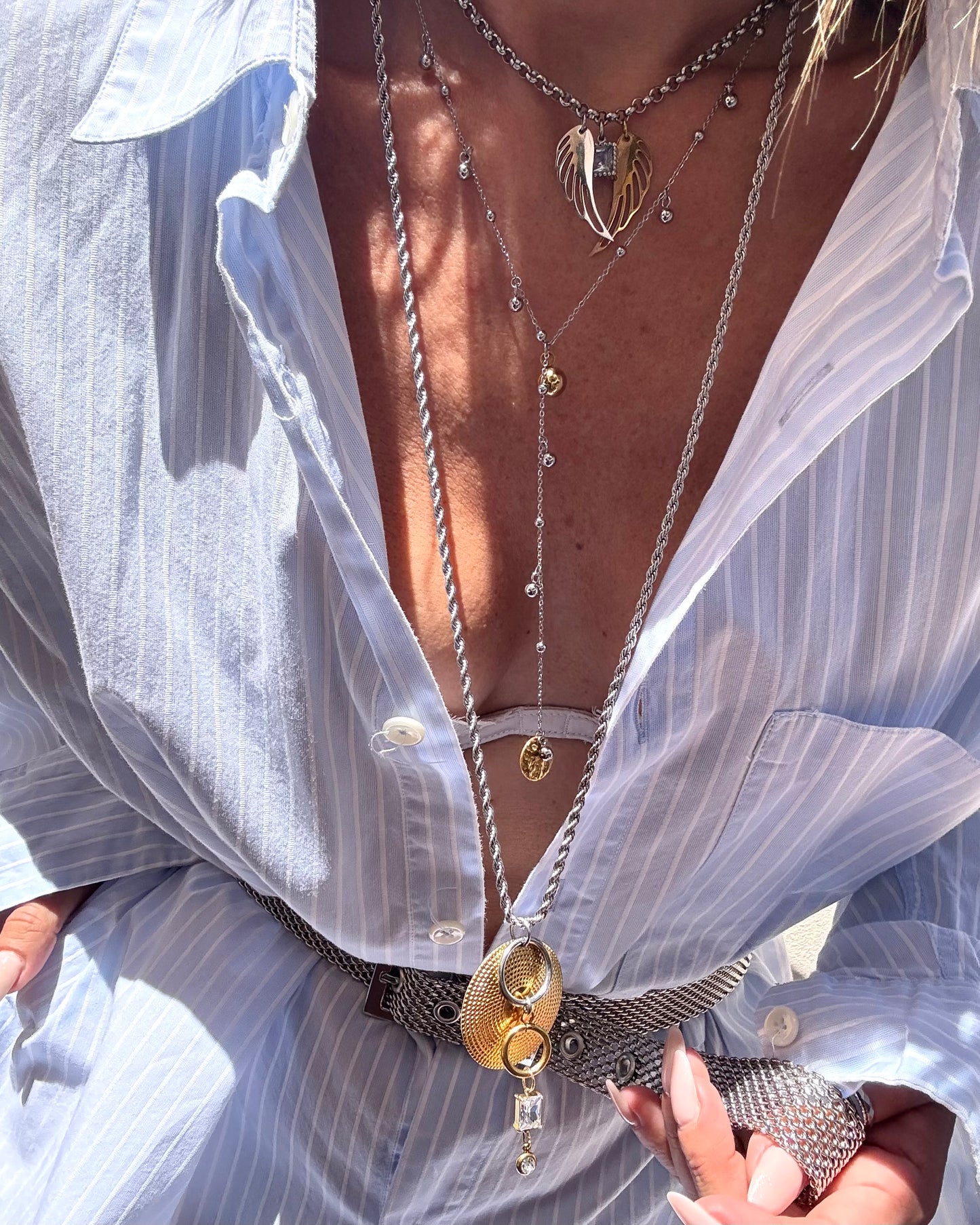 RADIANT CICLES NECKLACE