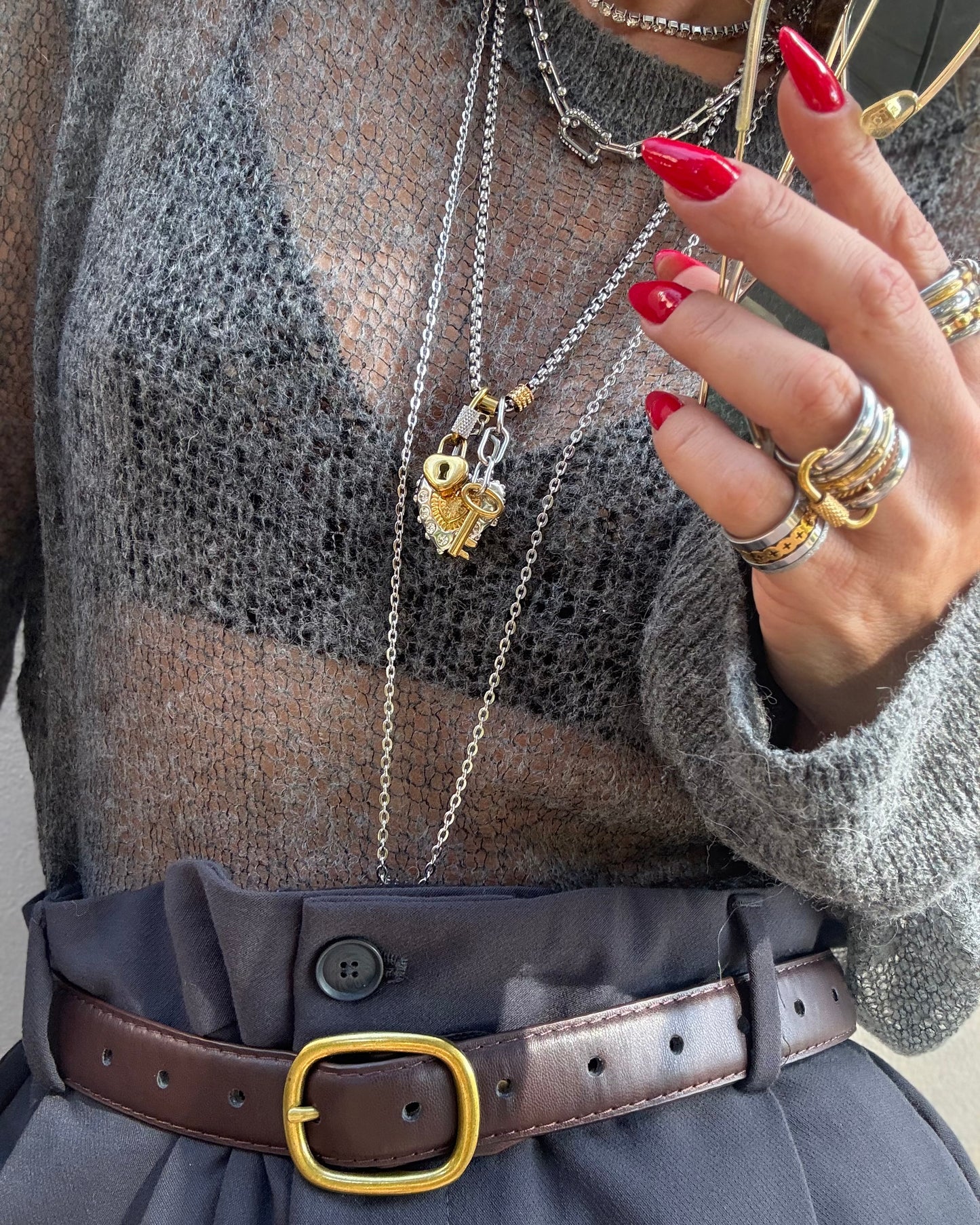 HEARTLOCK DUO NECKLACE