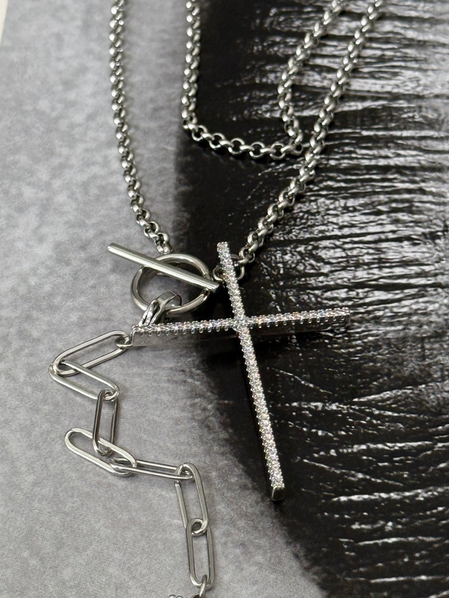 LAYERED LUXE SILVER NECKLACE