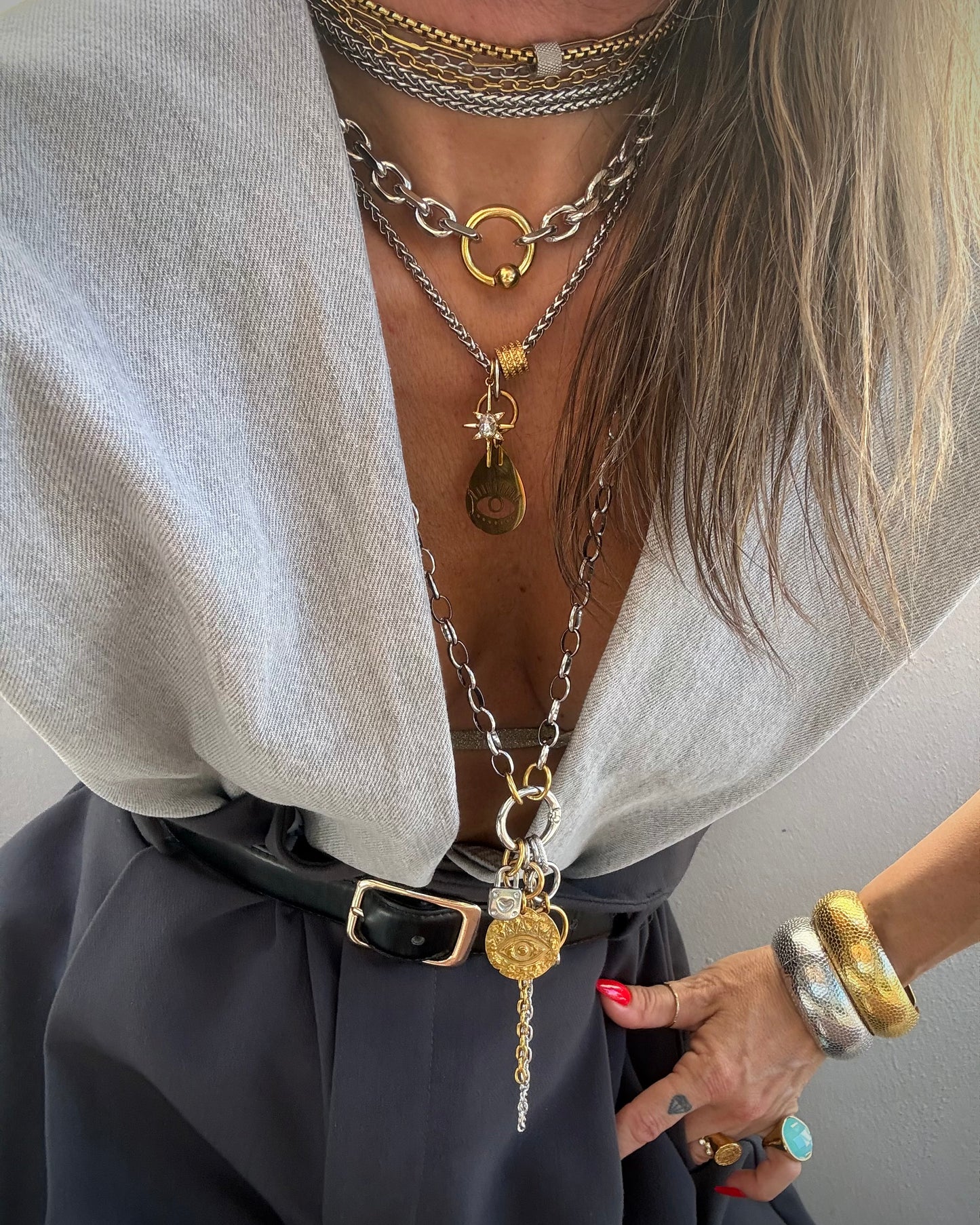 CHARM LOCK NECKLACE