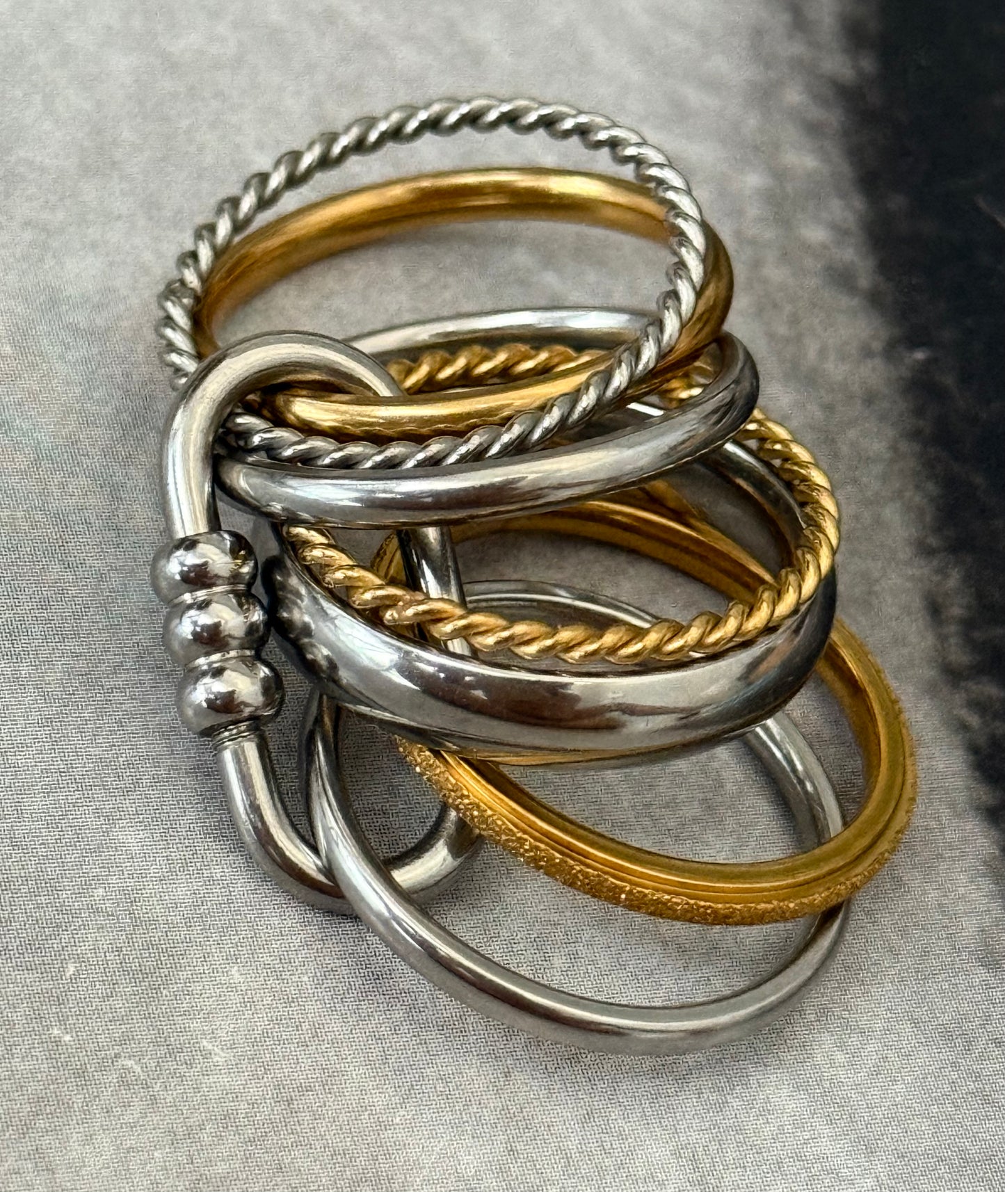 PRISM LINK RING (Size 7)
