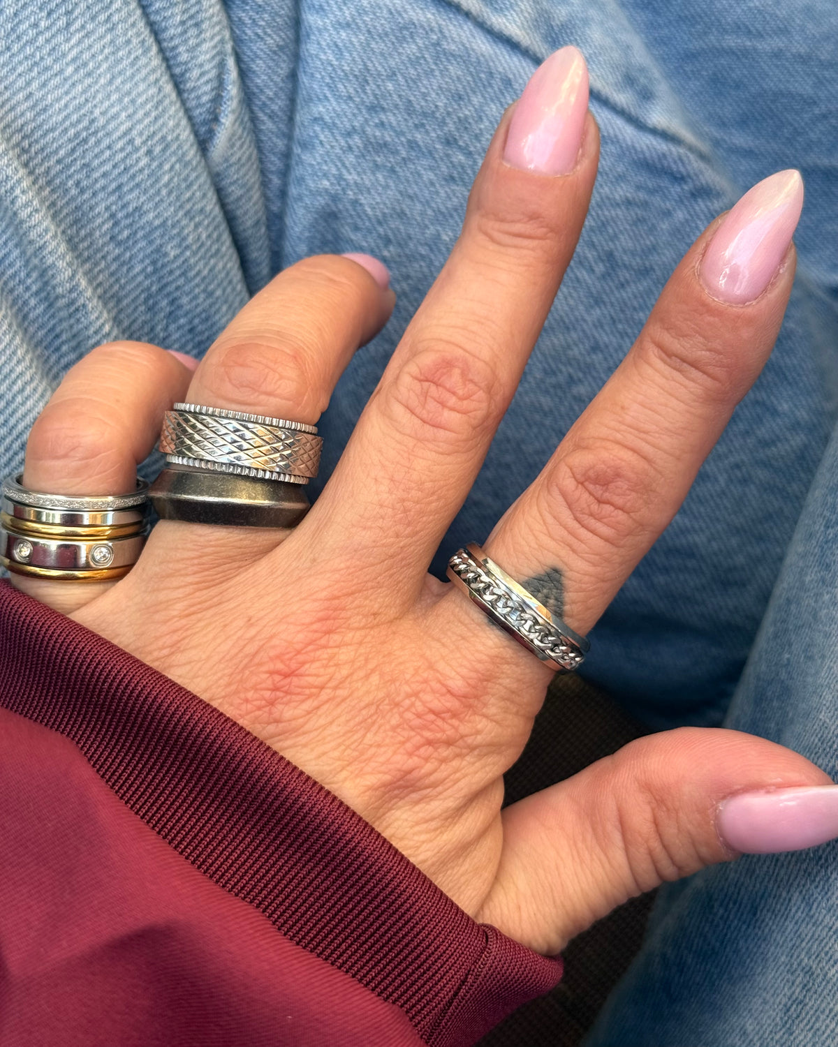 ANTHRACITE BOLD RING