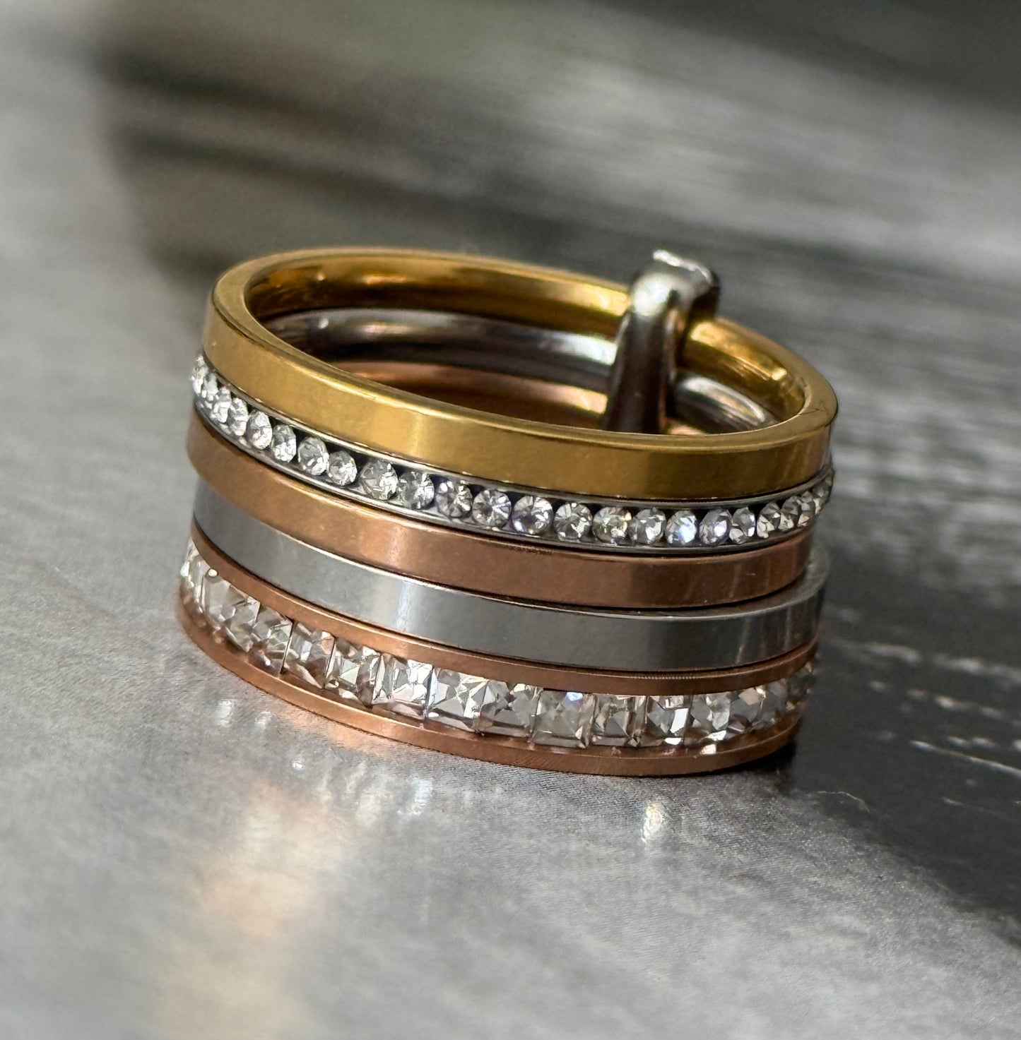 GLOW STACK RING (Size 10)