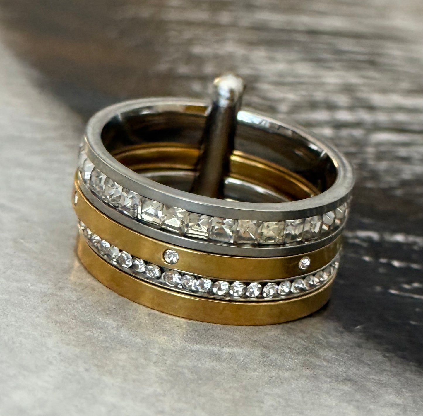 SHIMMER GOLD RING (Size 9)