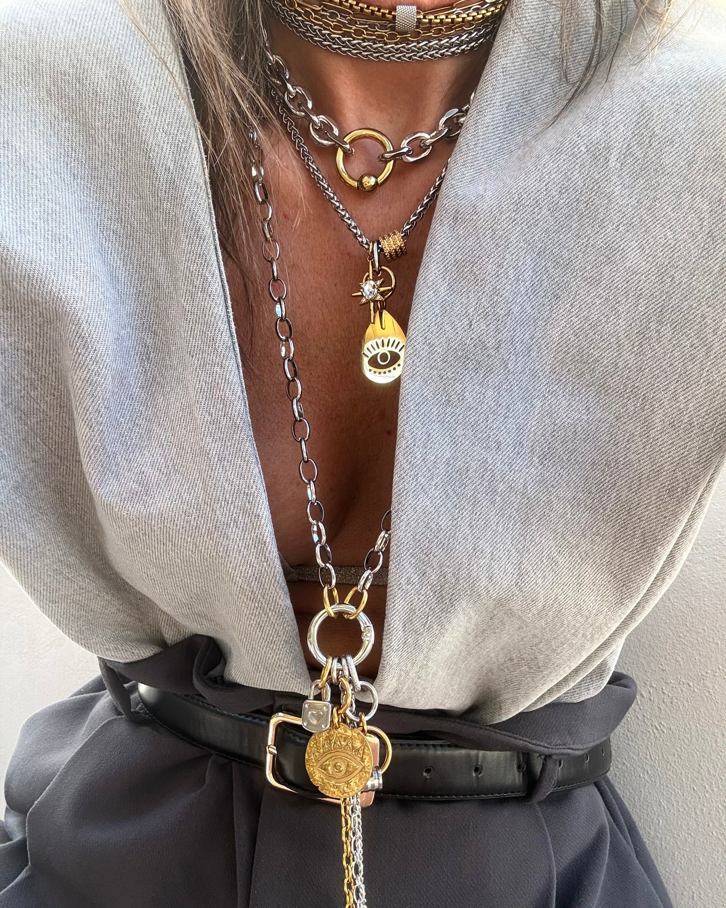 CHARM LOCK NECKLACE