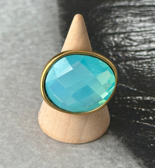 TURQUOISE SIGNET RING