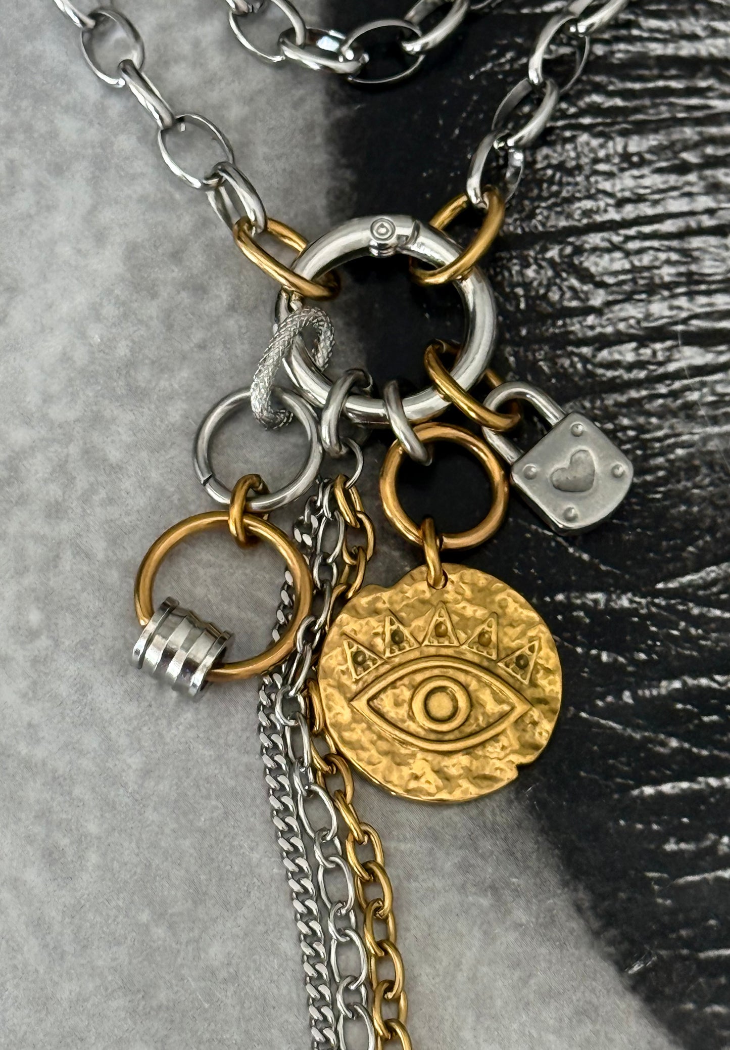 CHARM LOCK NECKLACE