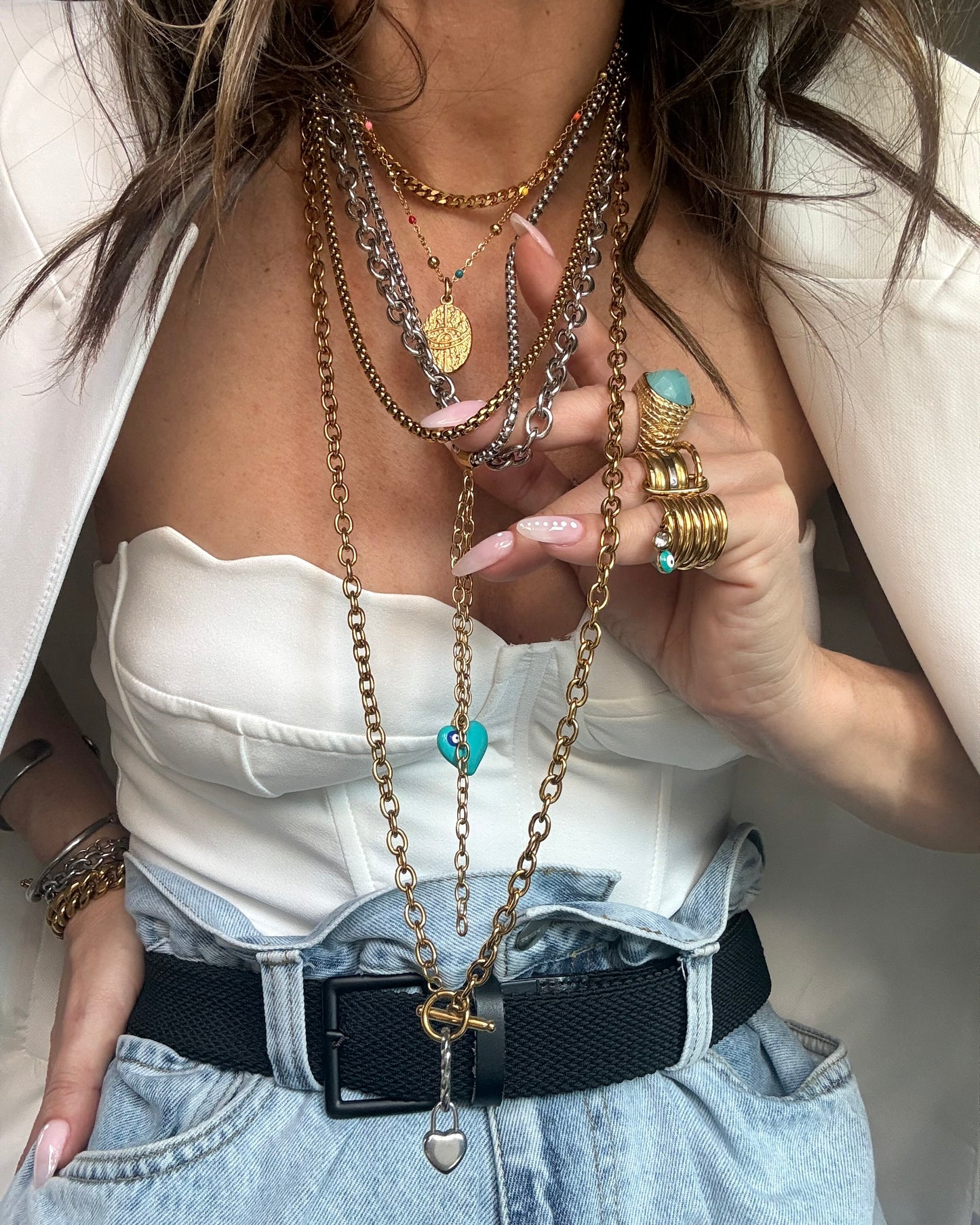 EYE OF GOLD NECKLACE