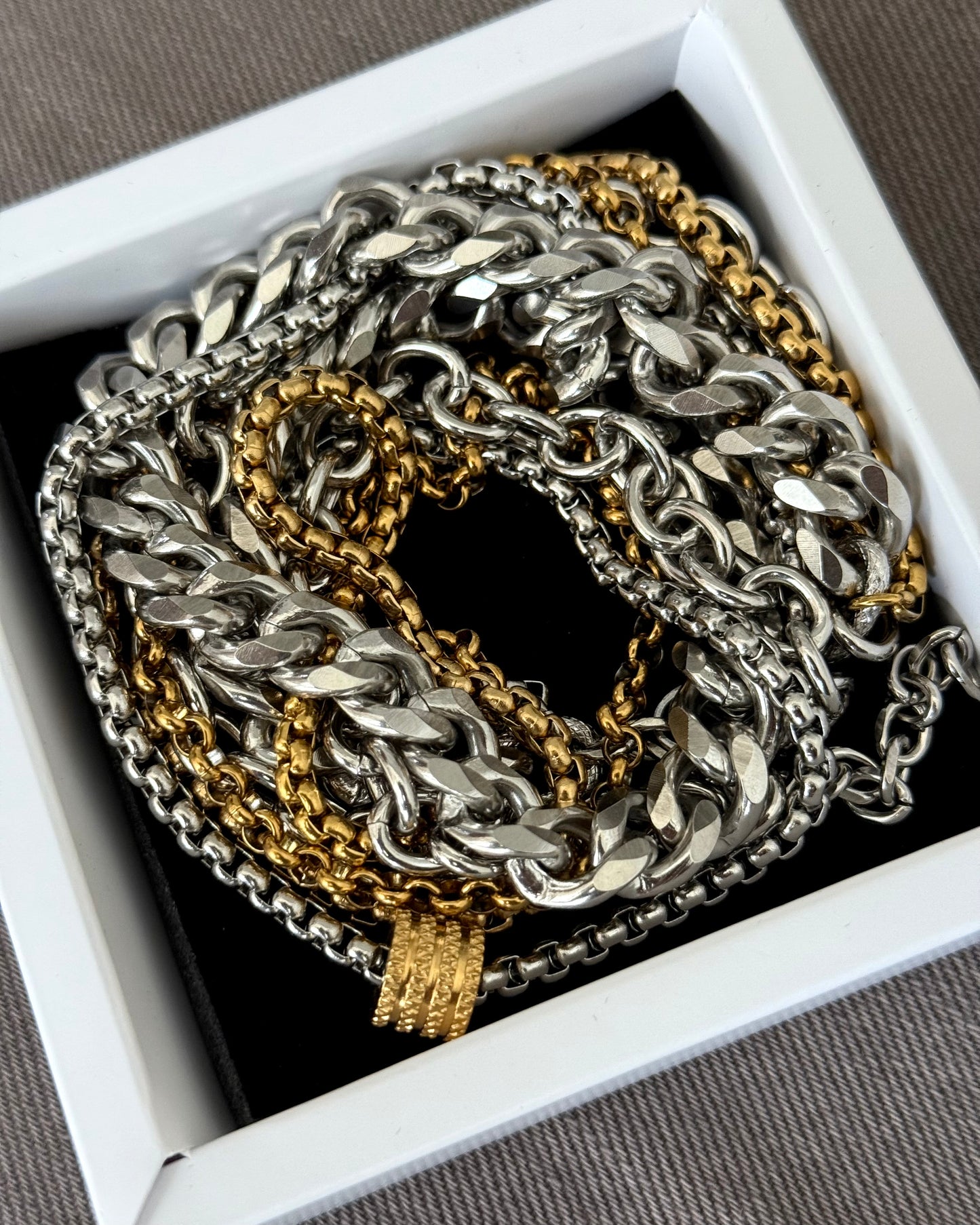 CHOKER & DOUBLE BRACELET