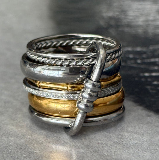 CONNECTED 7 RING (SIZE 8)