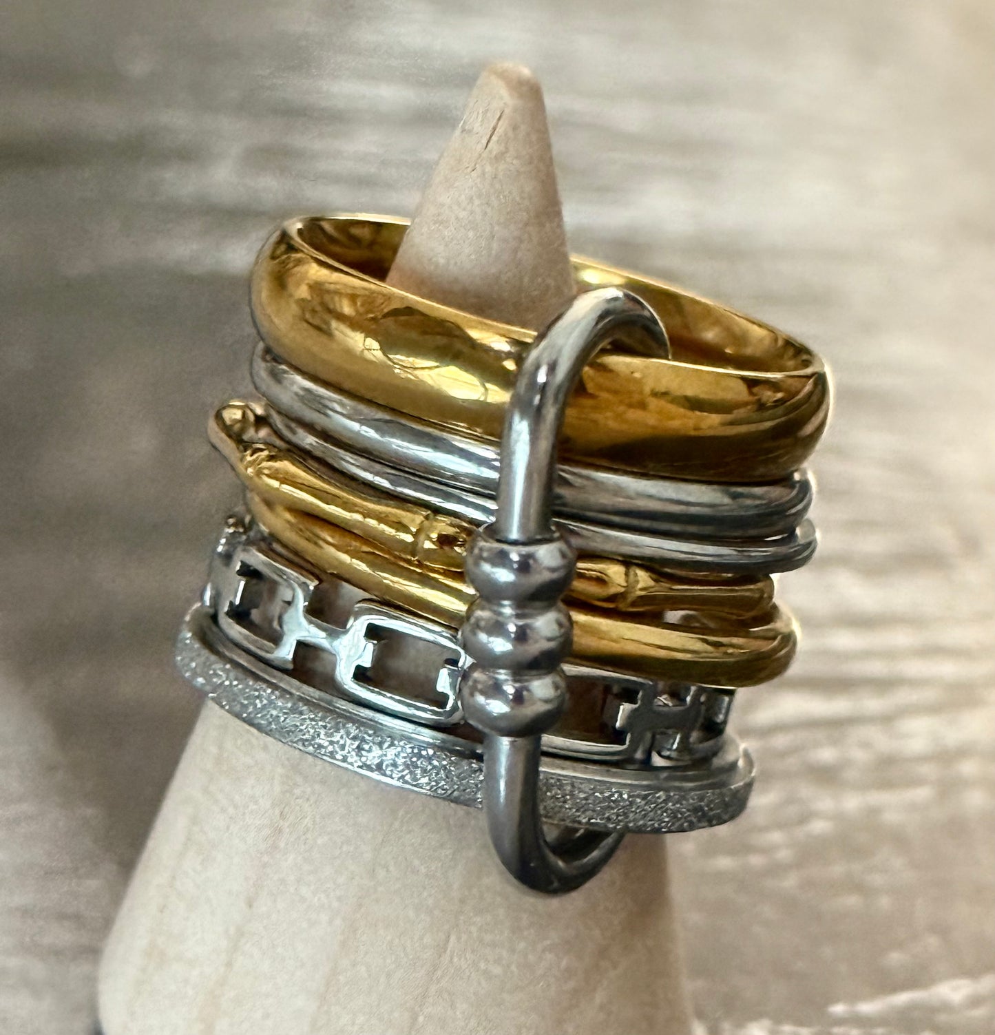 BONDED STACK RING (SIZE 7)