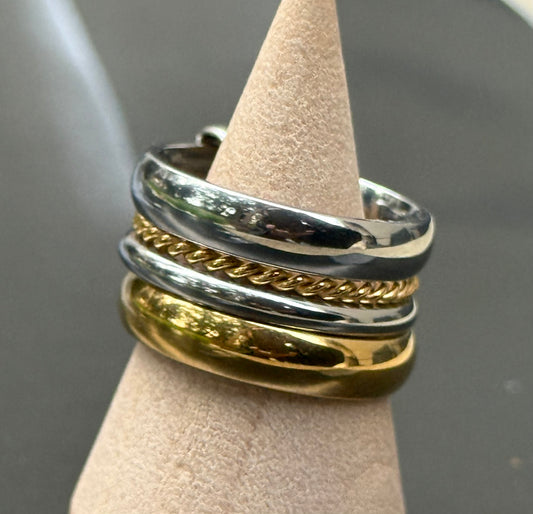 CHEVALIER PURE LAYERING RING (SIZE 5)
