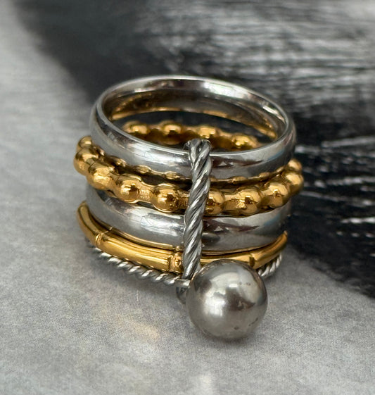 SPHERE BOUND RING (Size 7)
