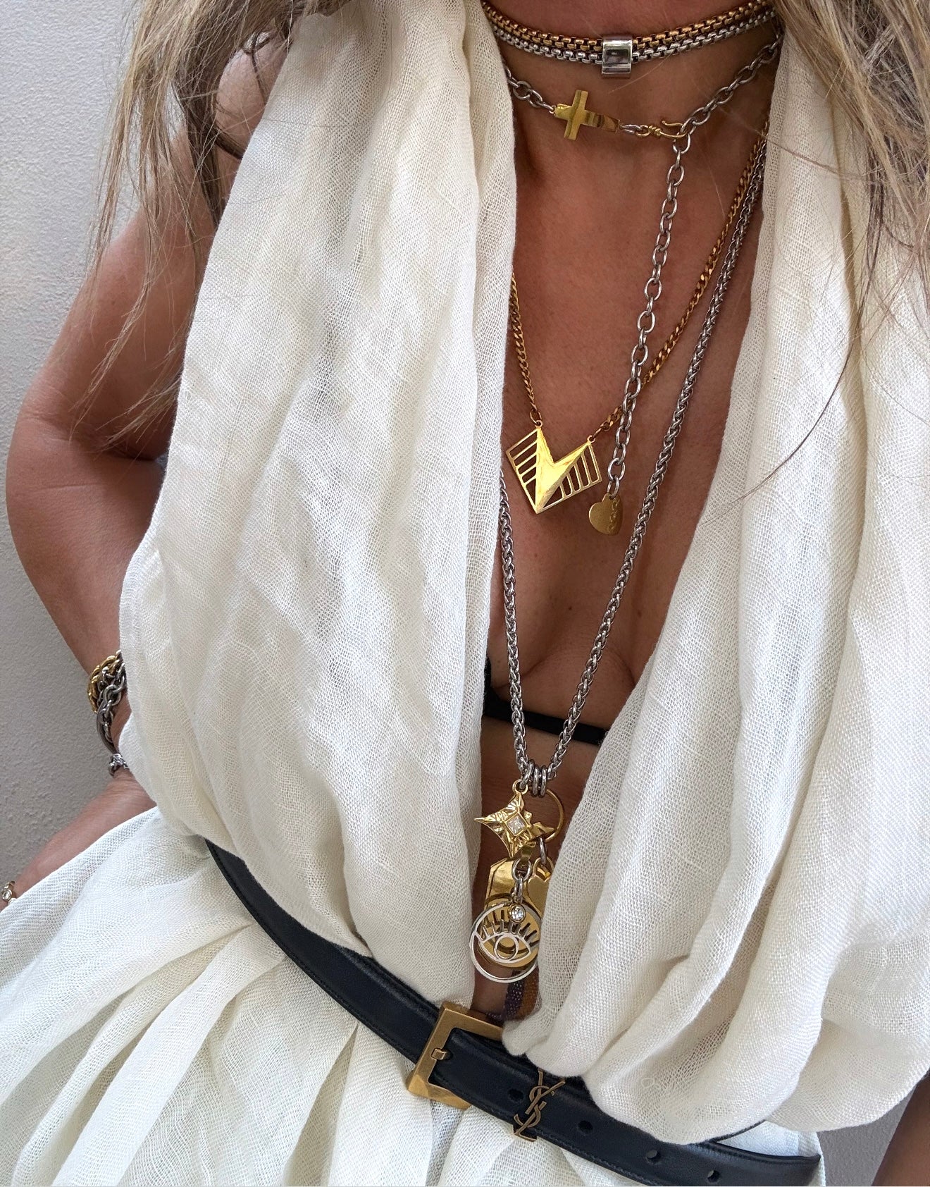 HOOK TIE CHAIN (NEW VERSION) NECKLACE