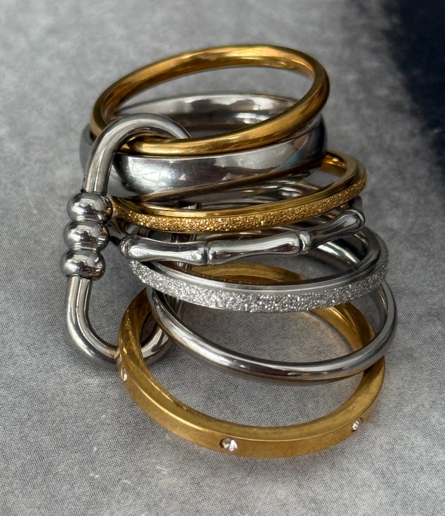 PRISM LINK RING (Size 7)