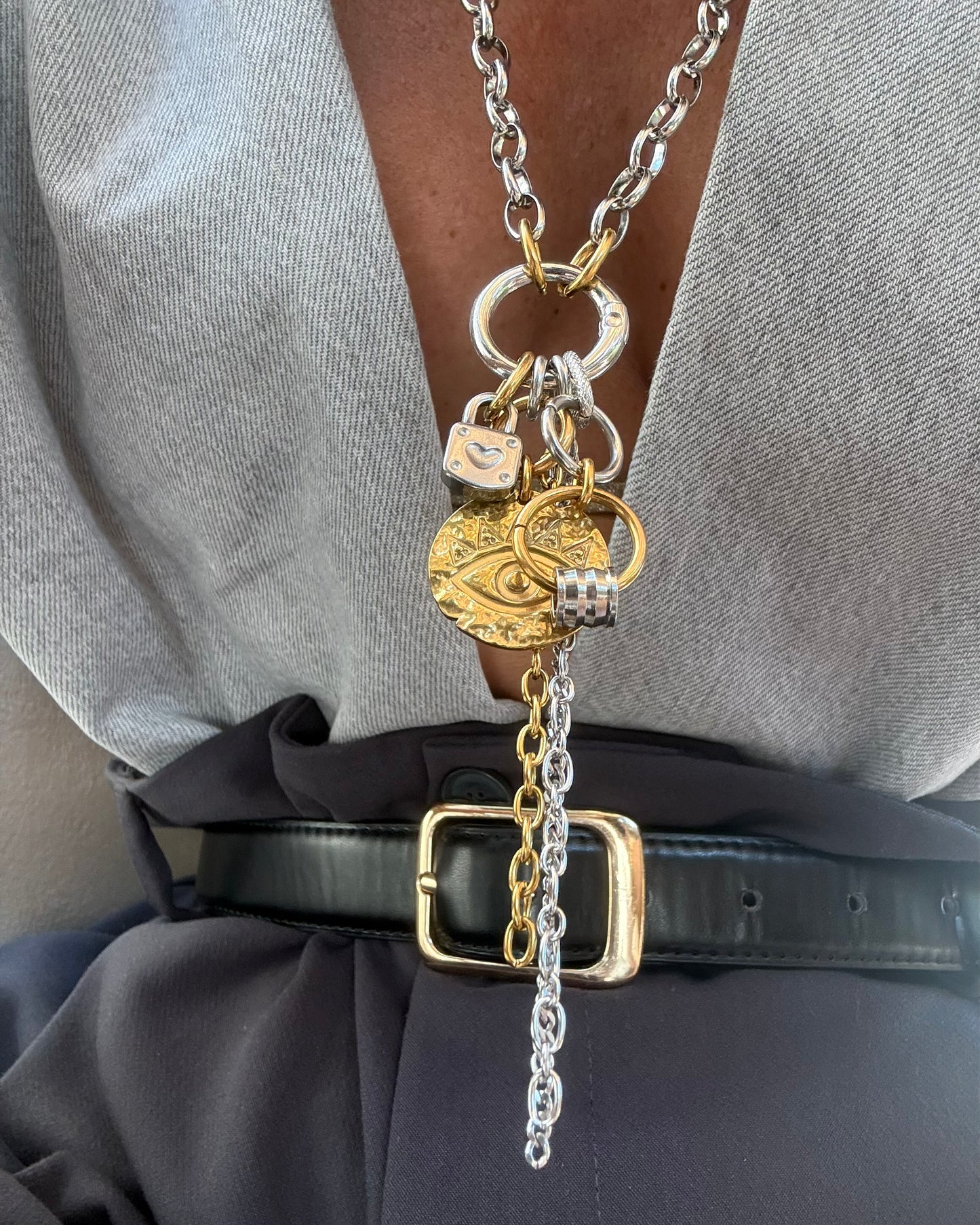 CHARM LOCK NECKLACE