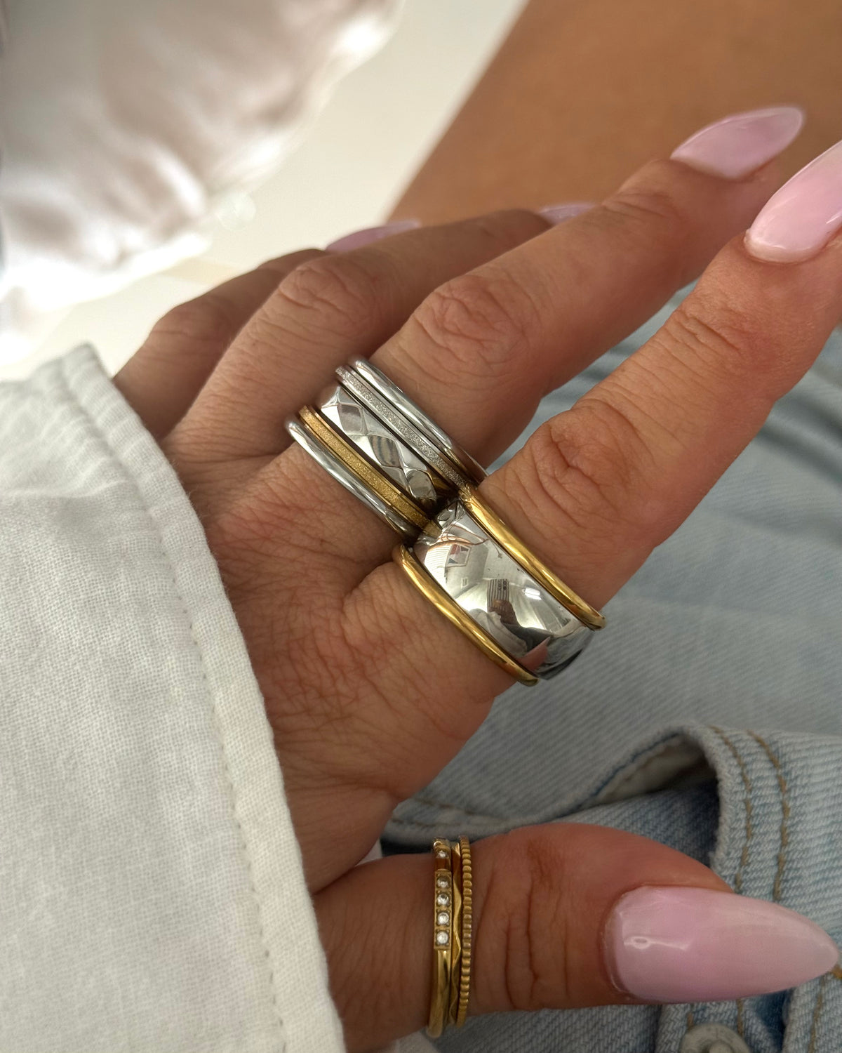 MIX BOND RING (SIZE 10)