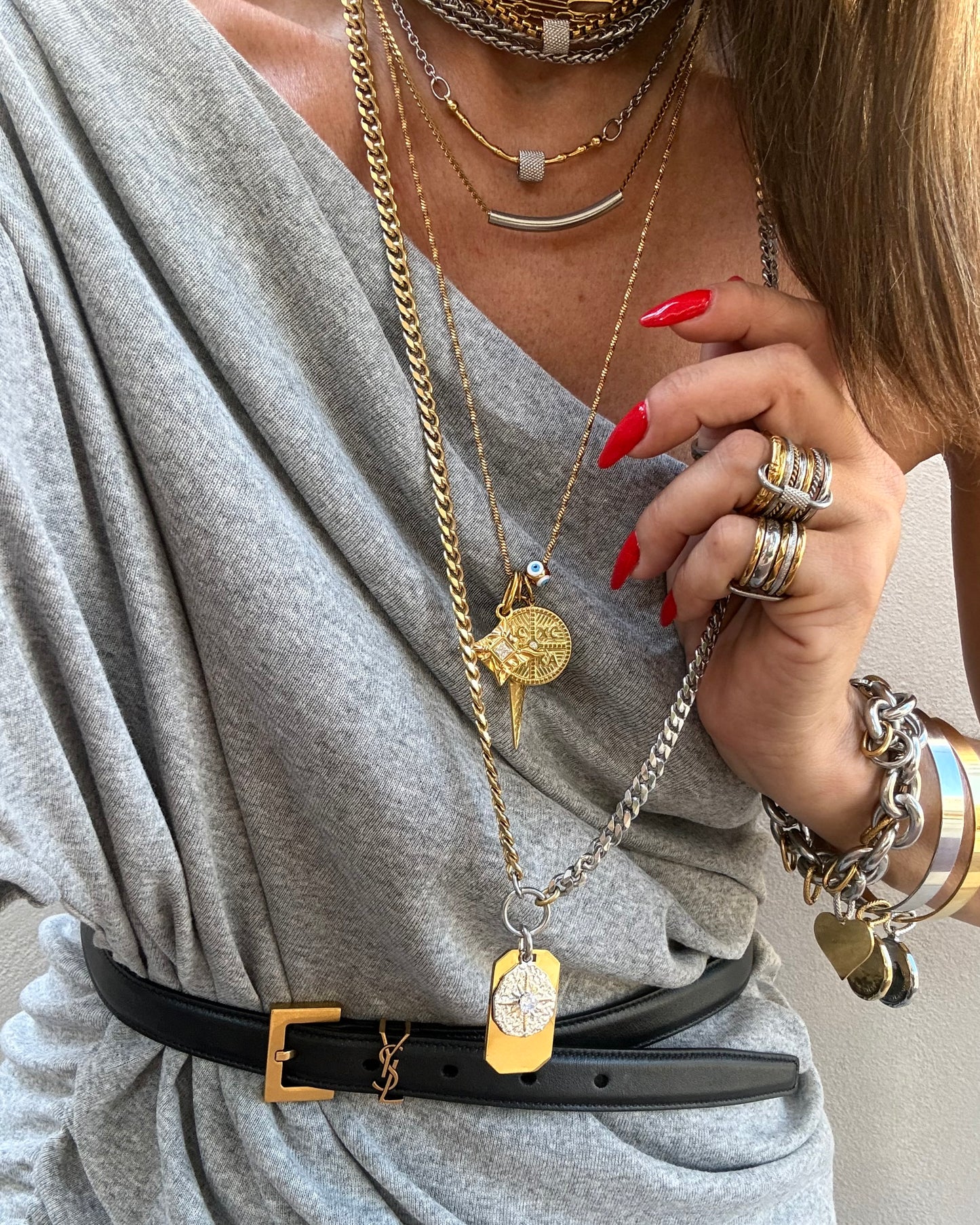 GOLDEN CHARMS NECKLACE