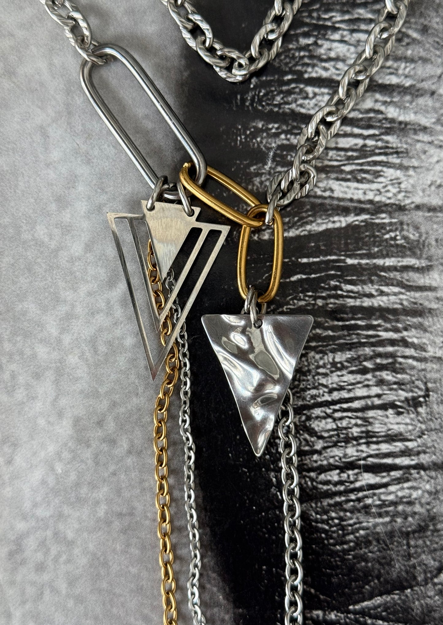 TRIANGLE DROP NECKLACE