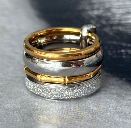 CHEVALIER SPARKLING RING (Size 5)