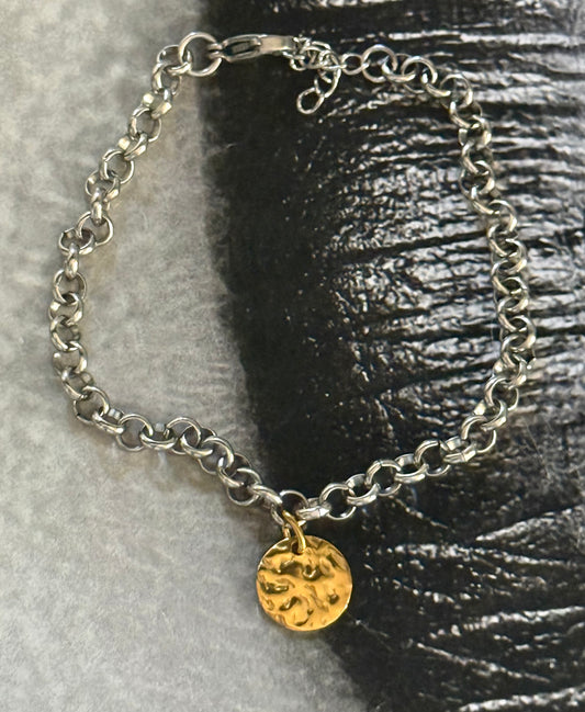 GOLDEN COIN CHAIN ANKLET