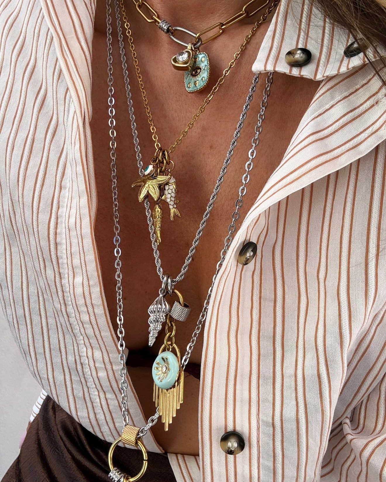 TWISTED MARINE NECKLACE