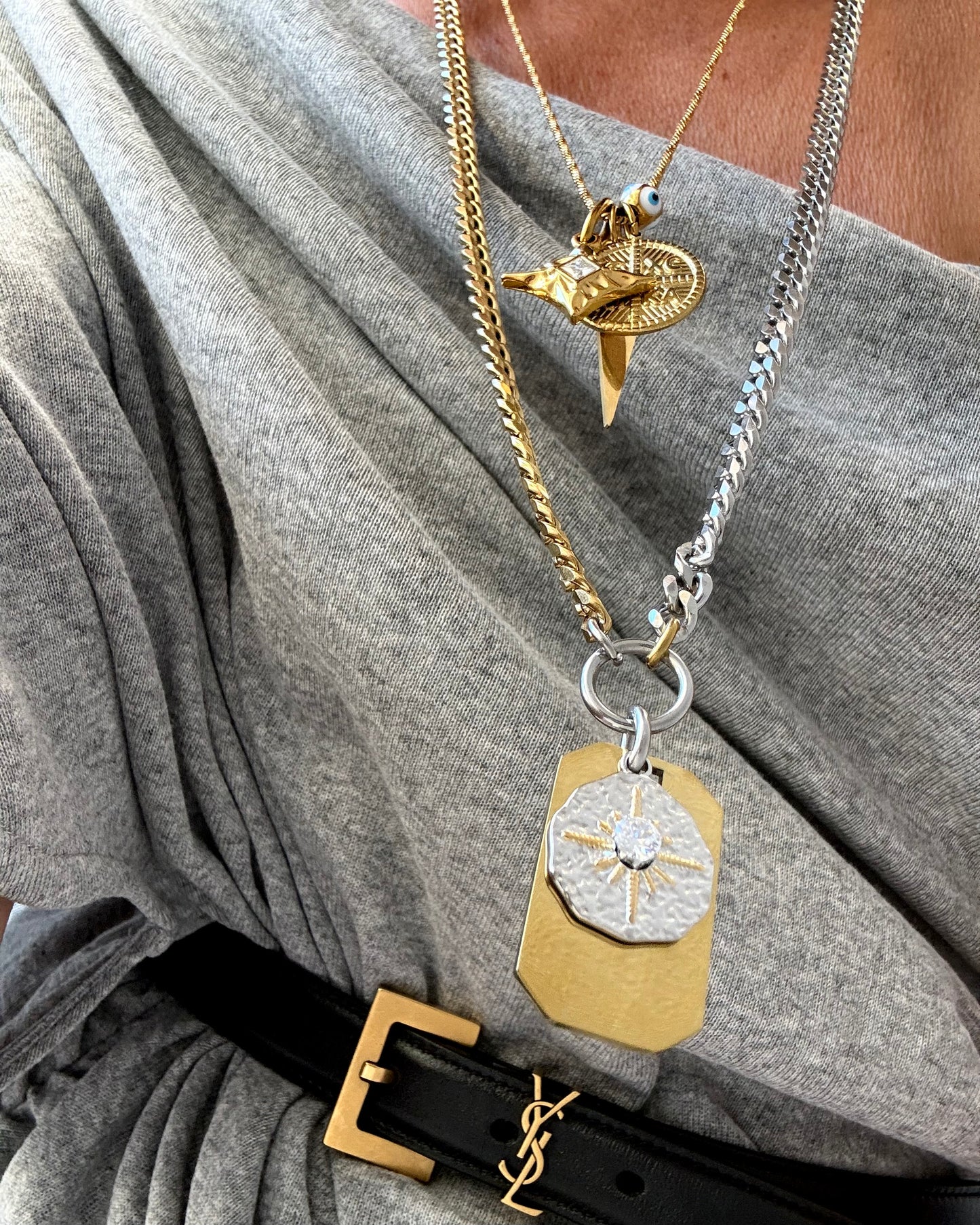 GOLDEN CHARMS NECKLACE