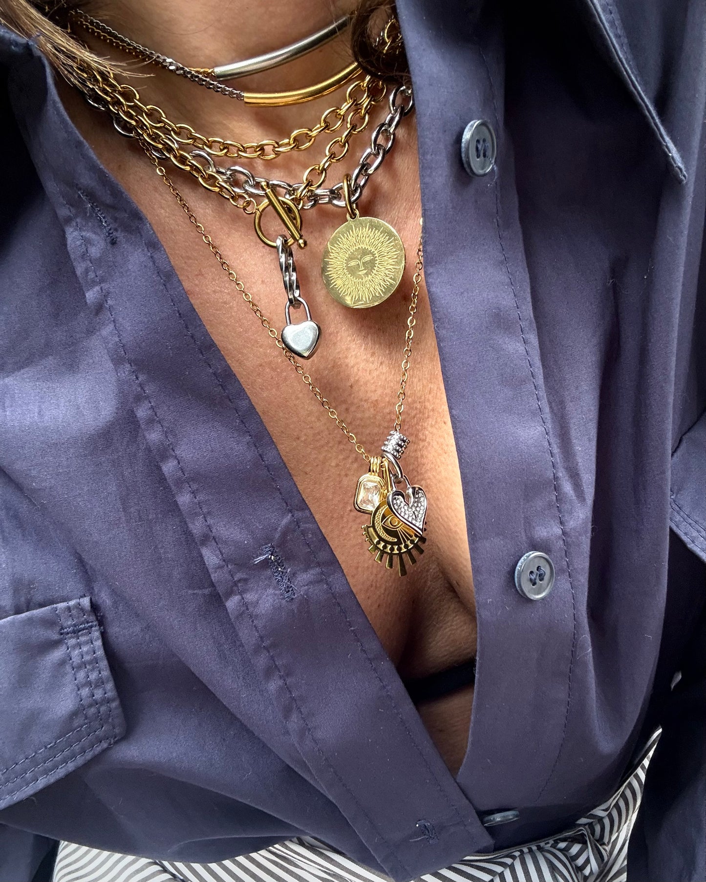 DUAL CURVE EVERYDAY NECKLACE