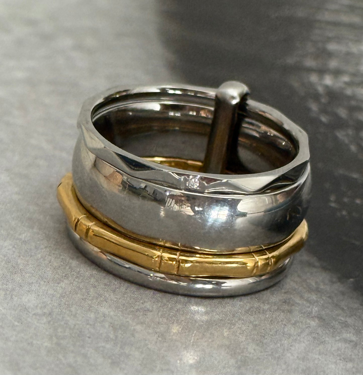 SHINY MIX RING (Size 10)