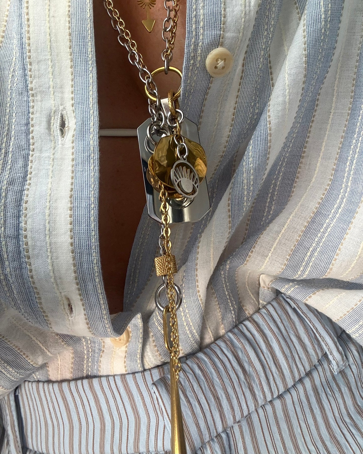 CHARM CASCADE NECKLACE