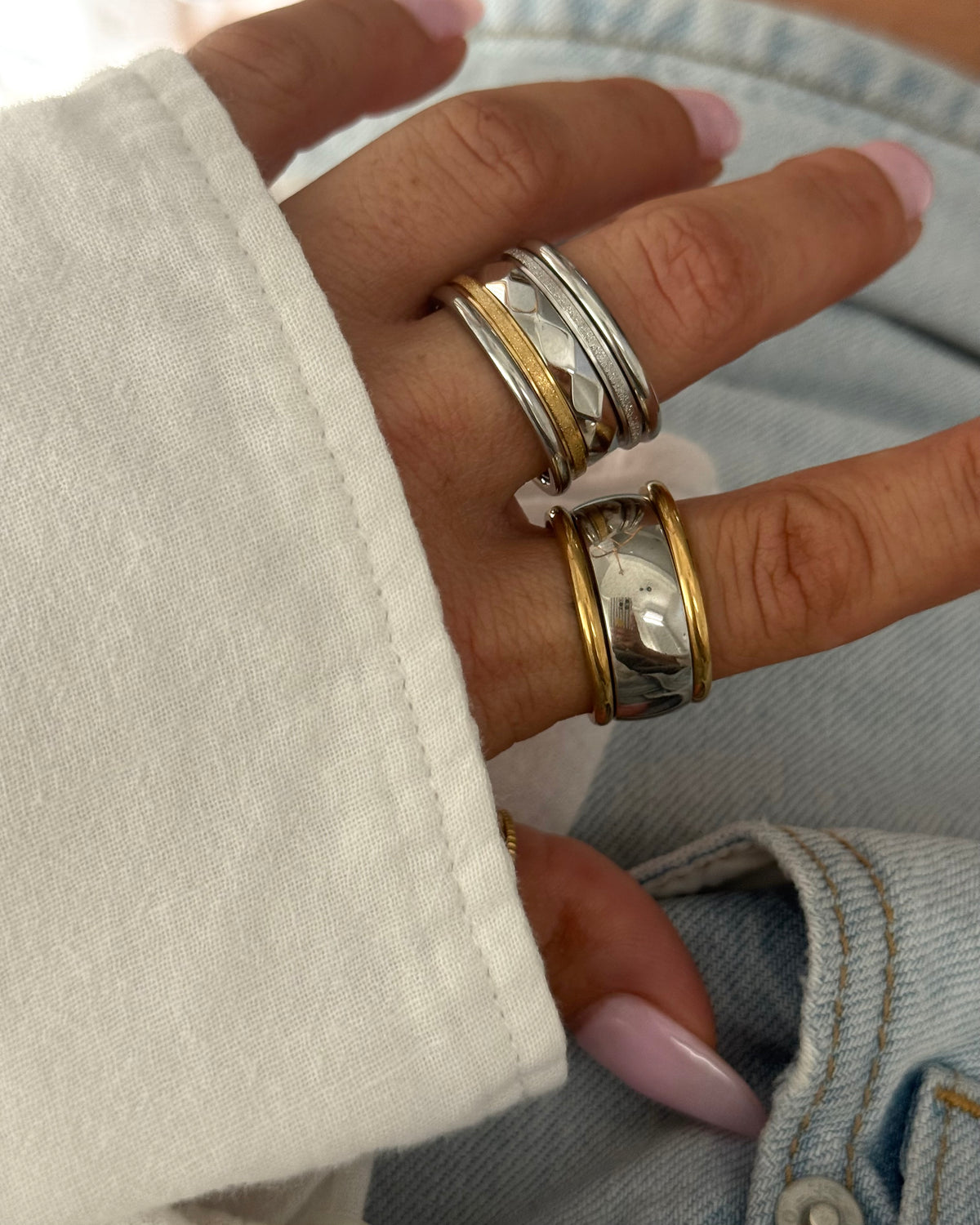 MIX BOND RING (SIZE 10)