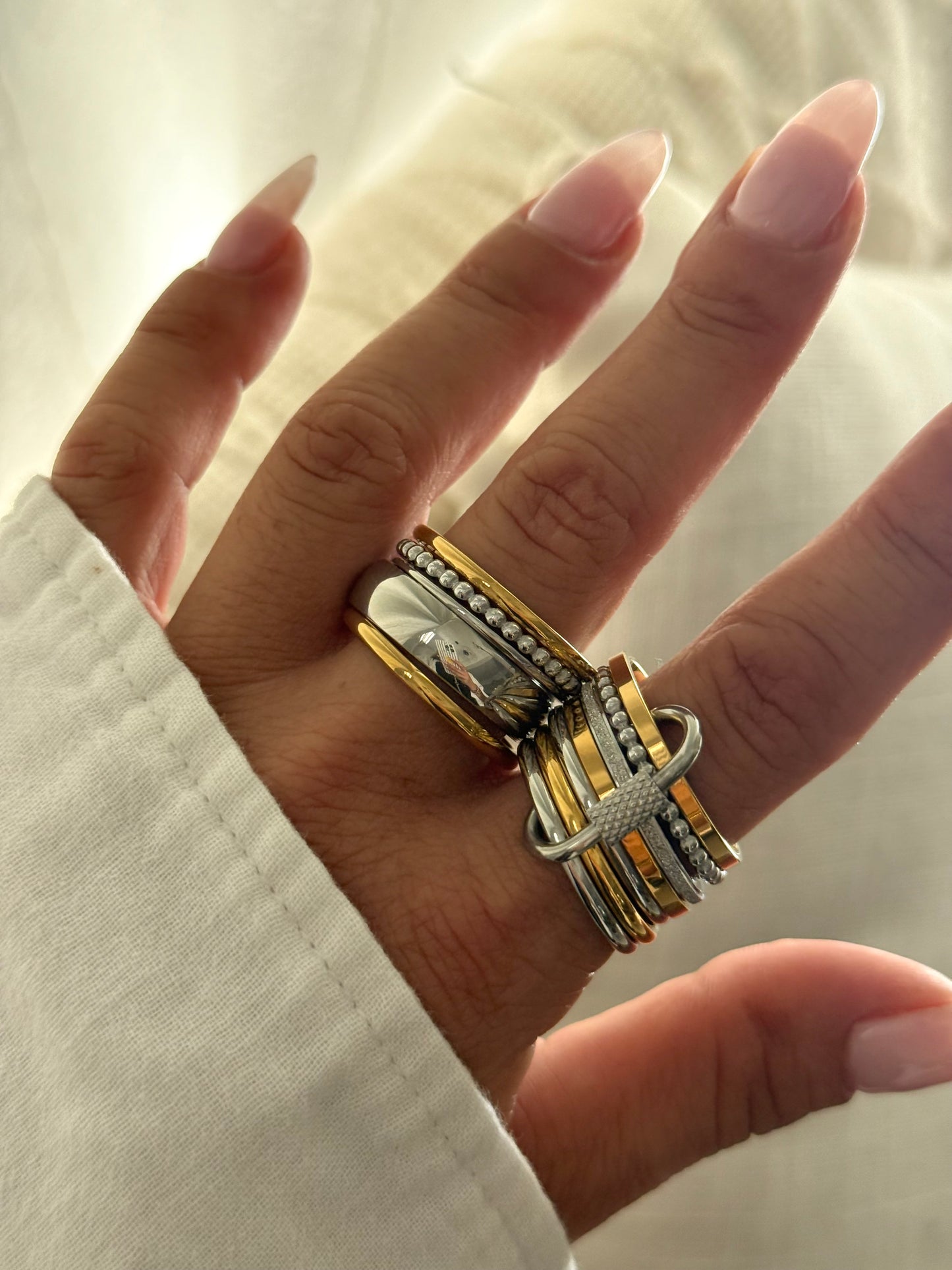 OVERLAP RING (SIZE 10)