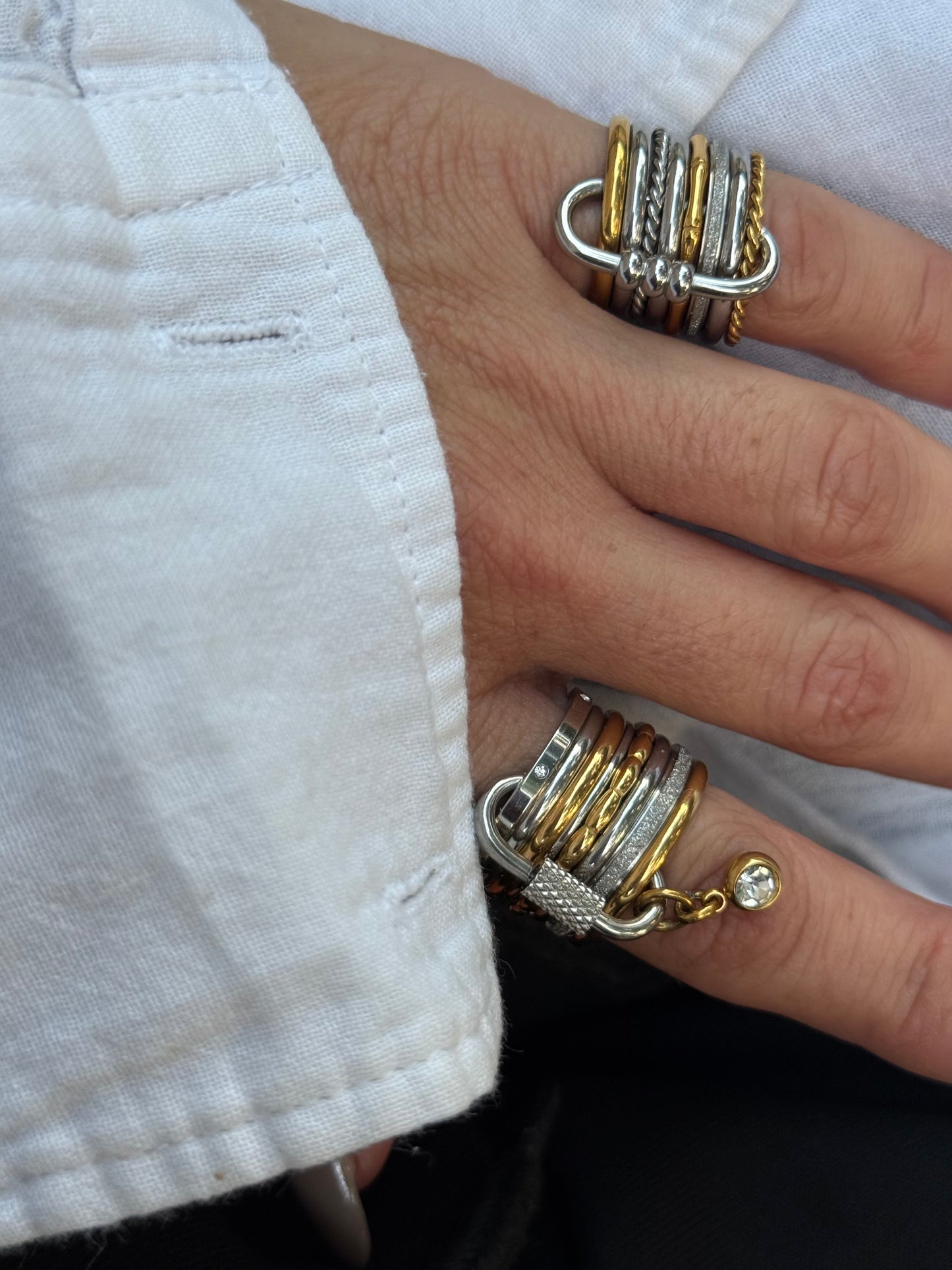 POWER EIGHT RING (SIZE 4)