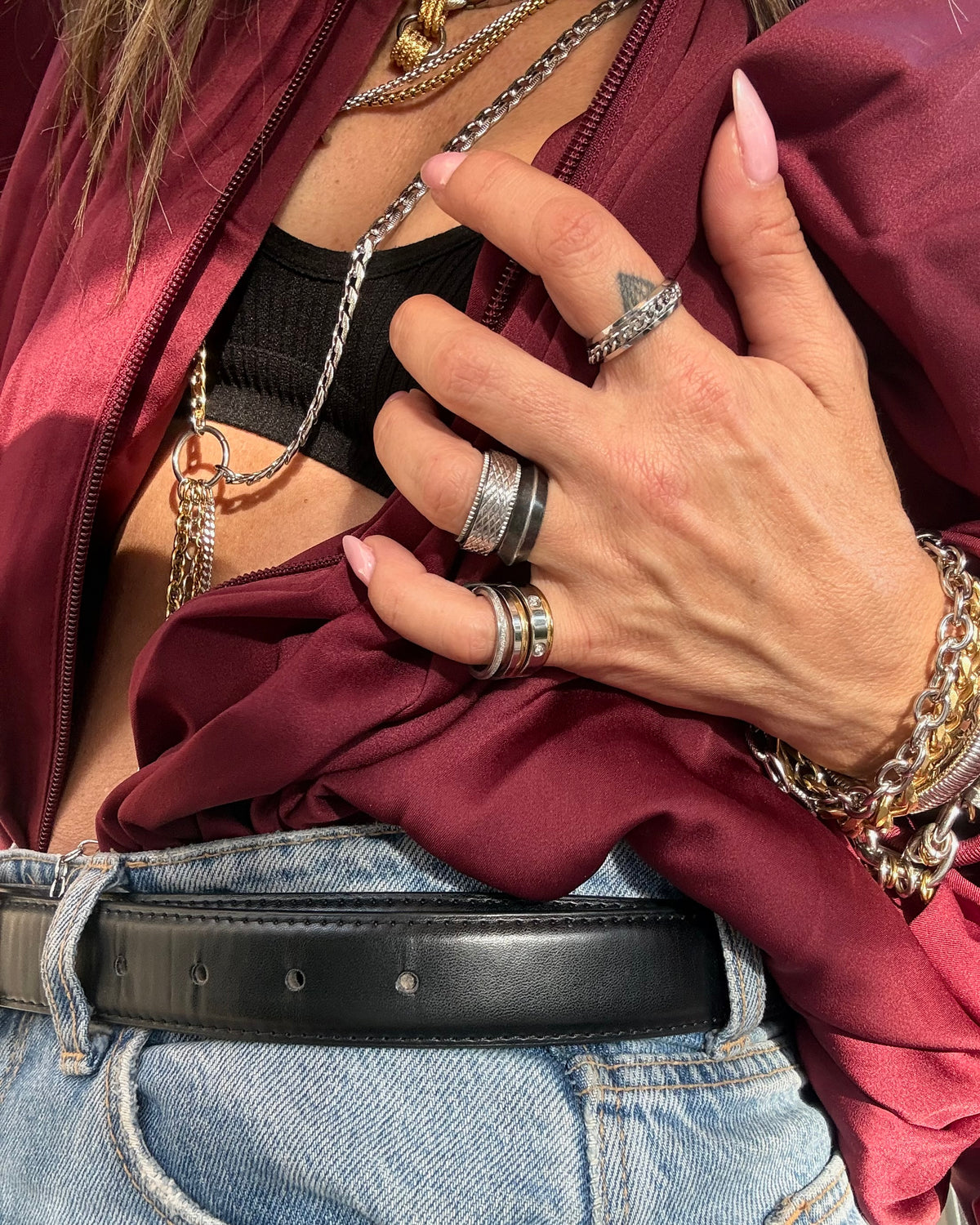 ANTHRACITE BOLD RING
