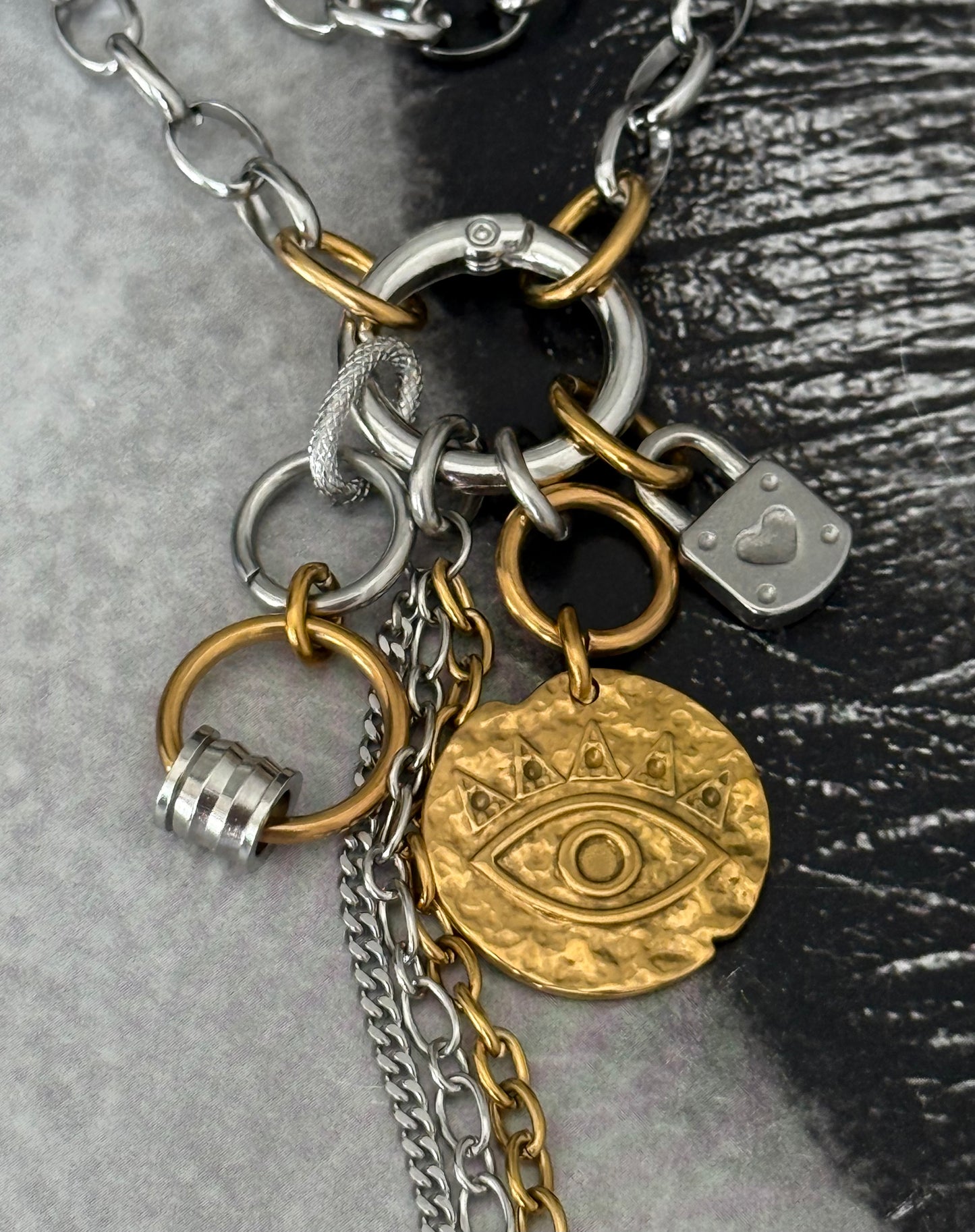 CHARM LOCK NECKLACE