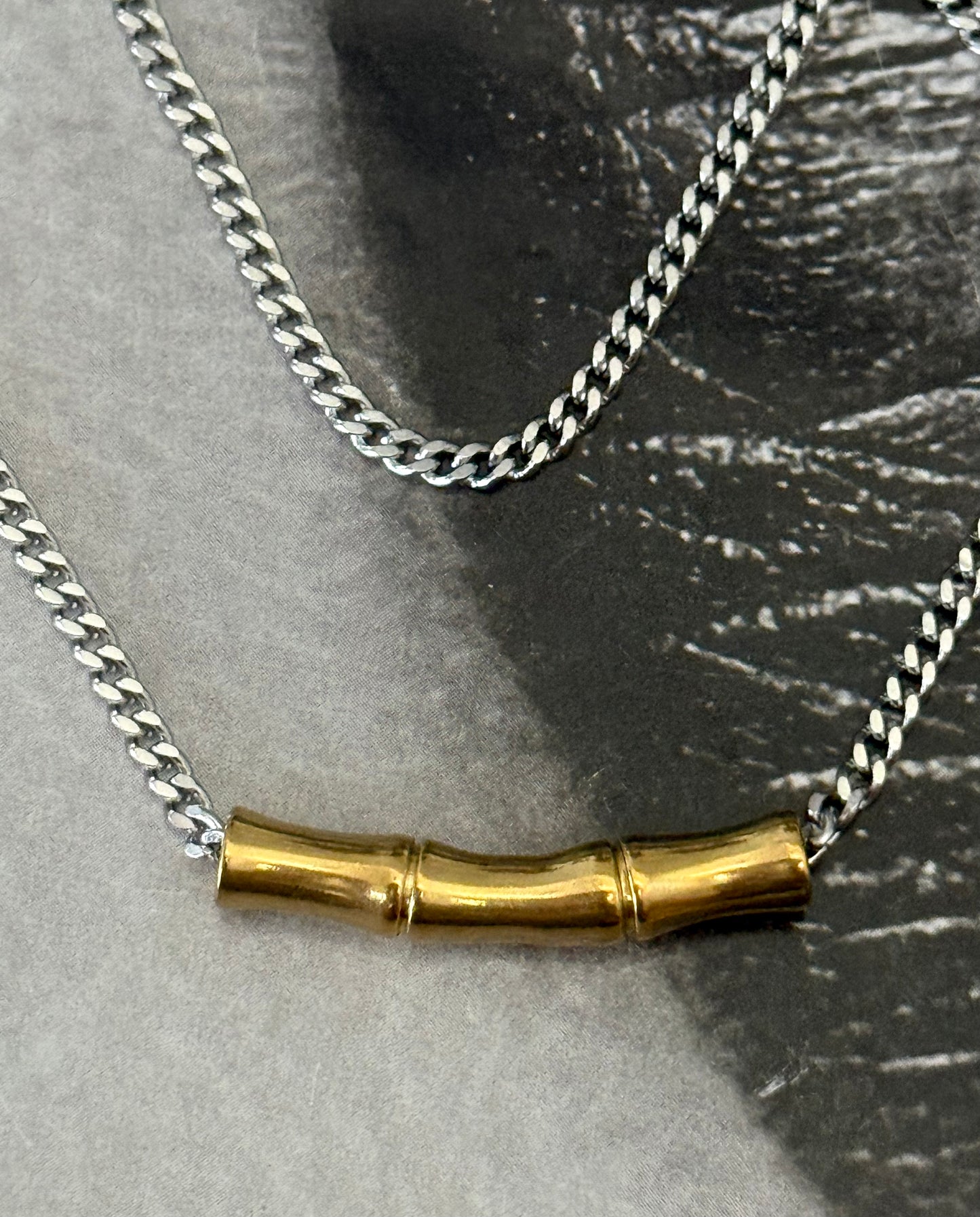 BAMBOO LINK NECKLACE
