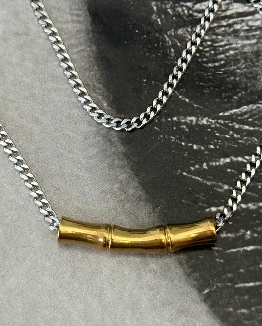 BAMBOO LINK NECKLACE