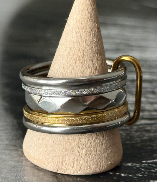MIX BOND RING (SIZE 10)