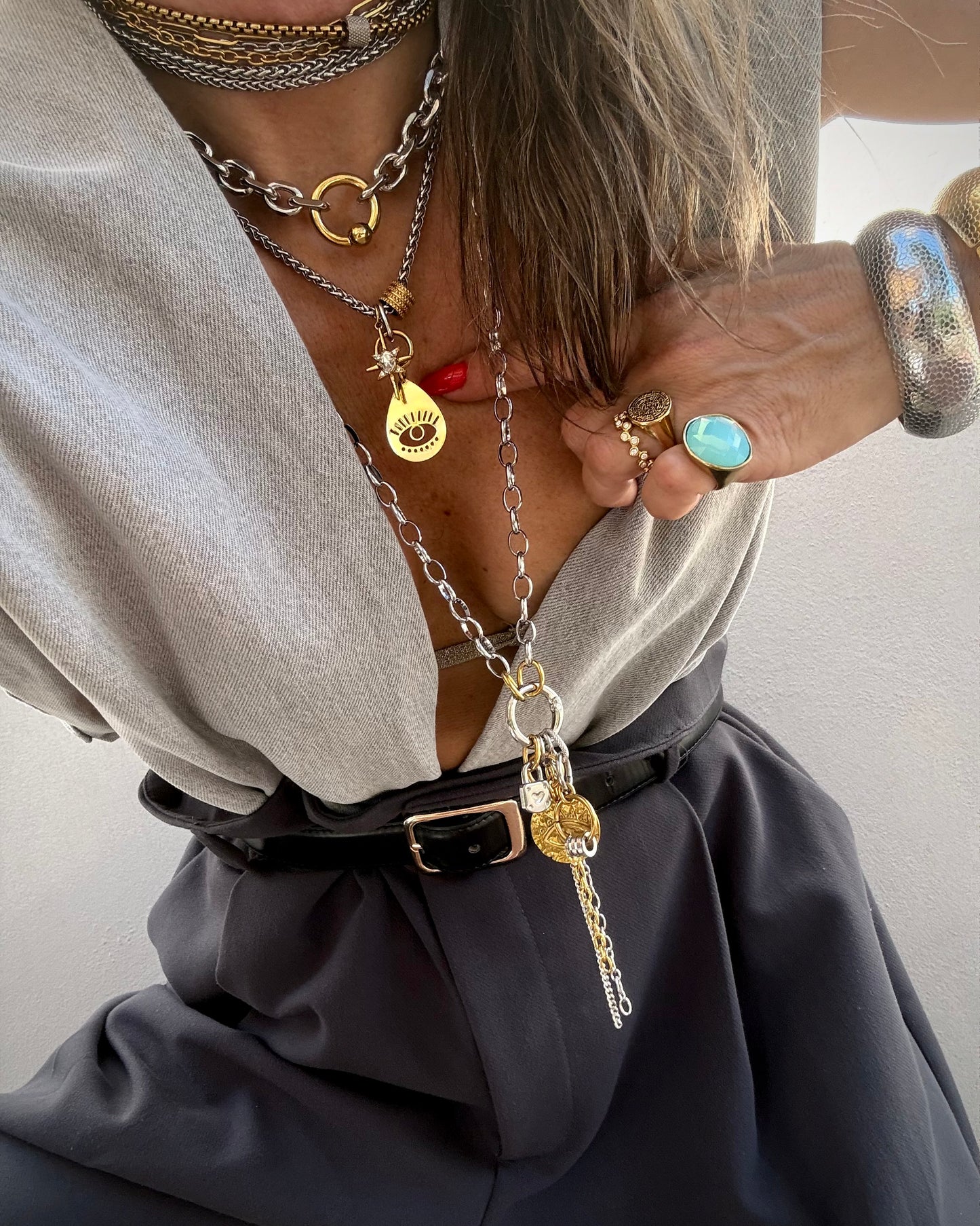 CHARM LOCK NECKLACE