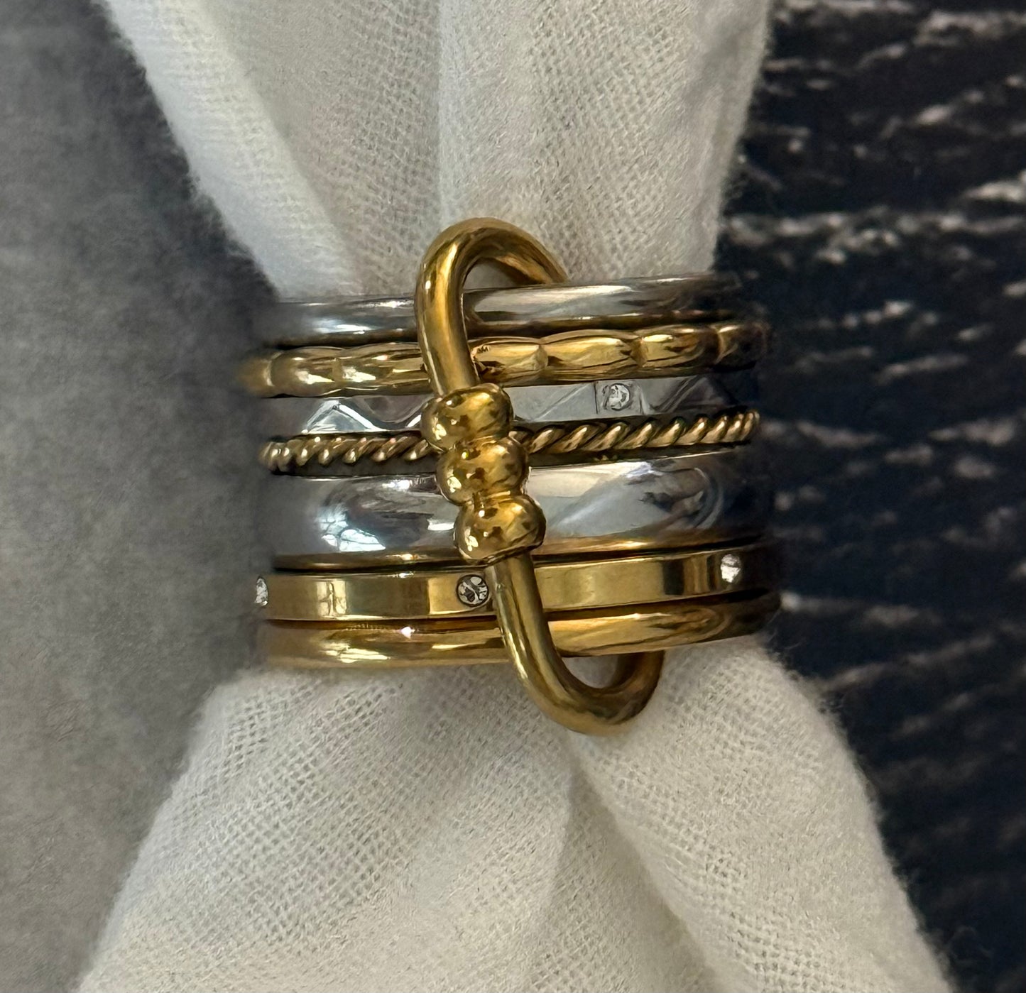 CONNECTED 7 RING (SIZE 8)