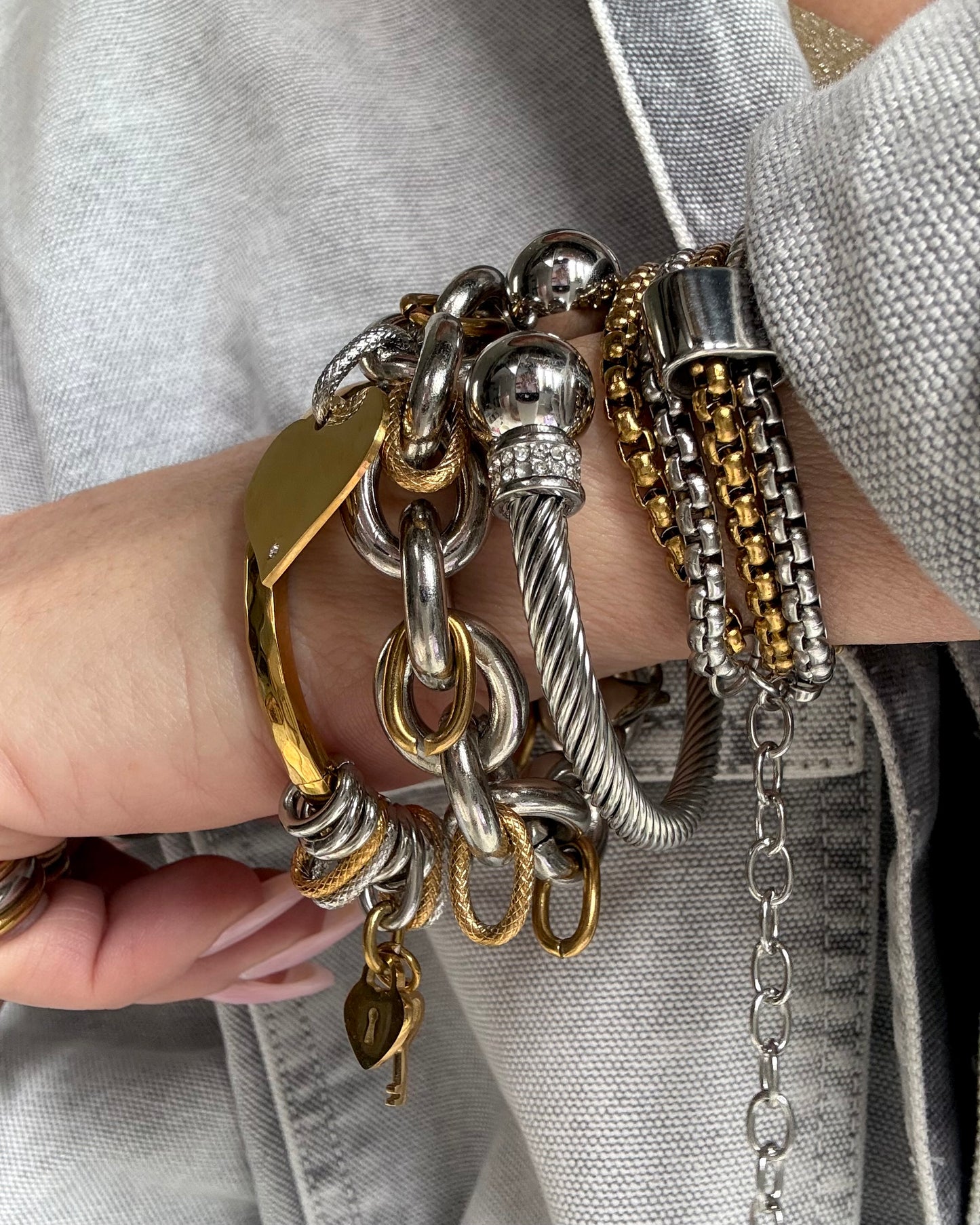 LOCKED IN BANGLE